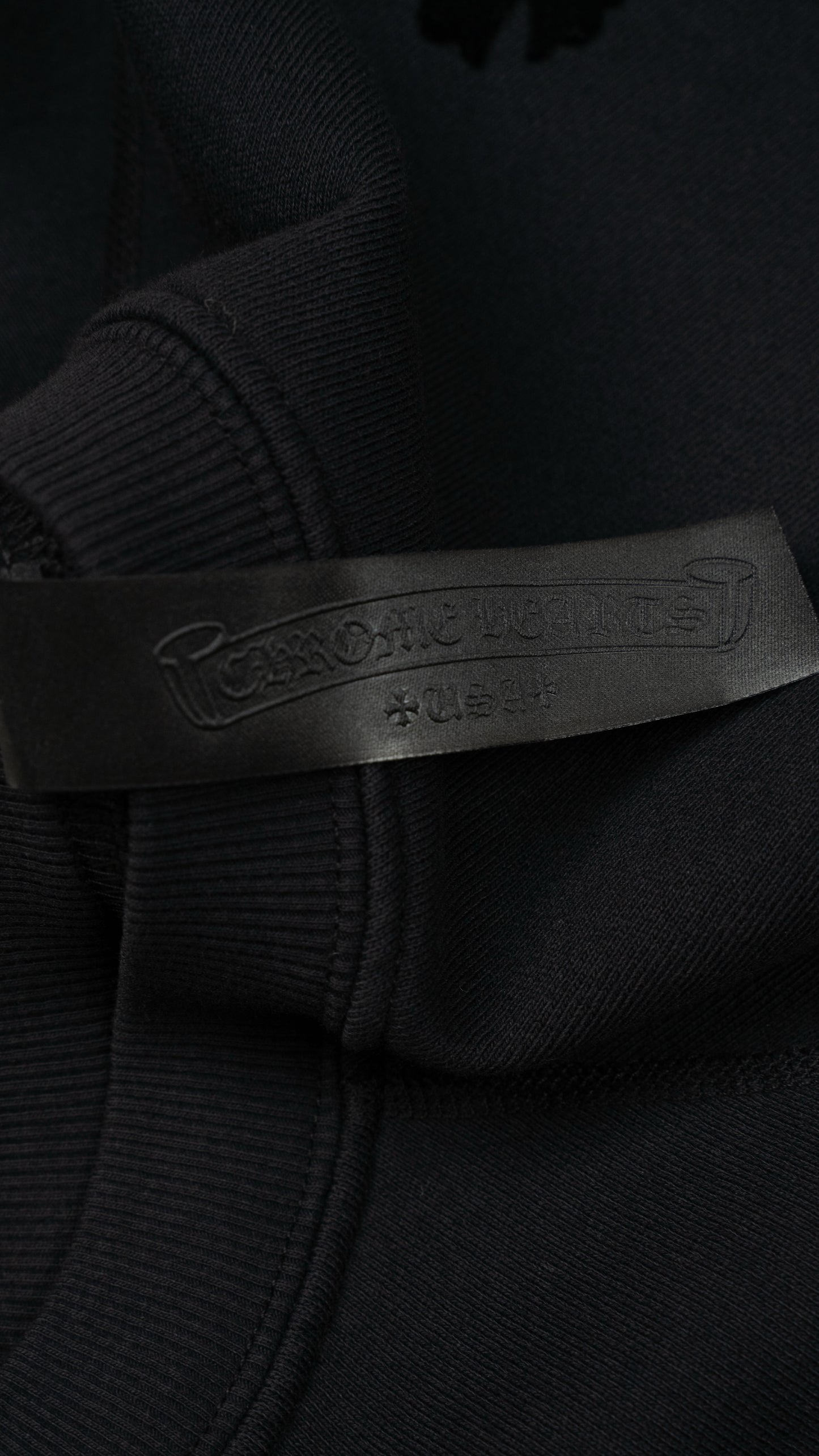 Triple Cross Black Crewneck