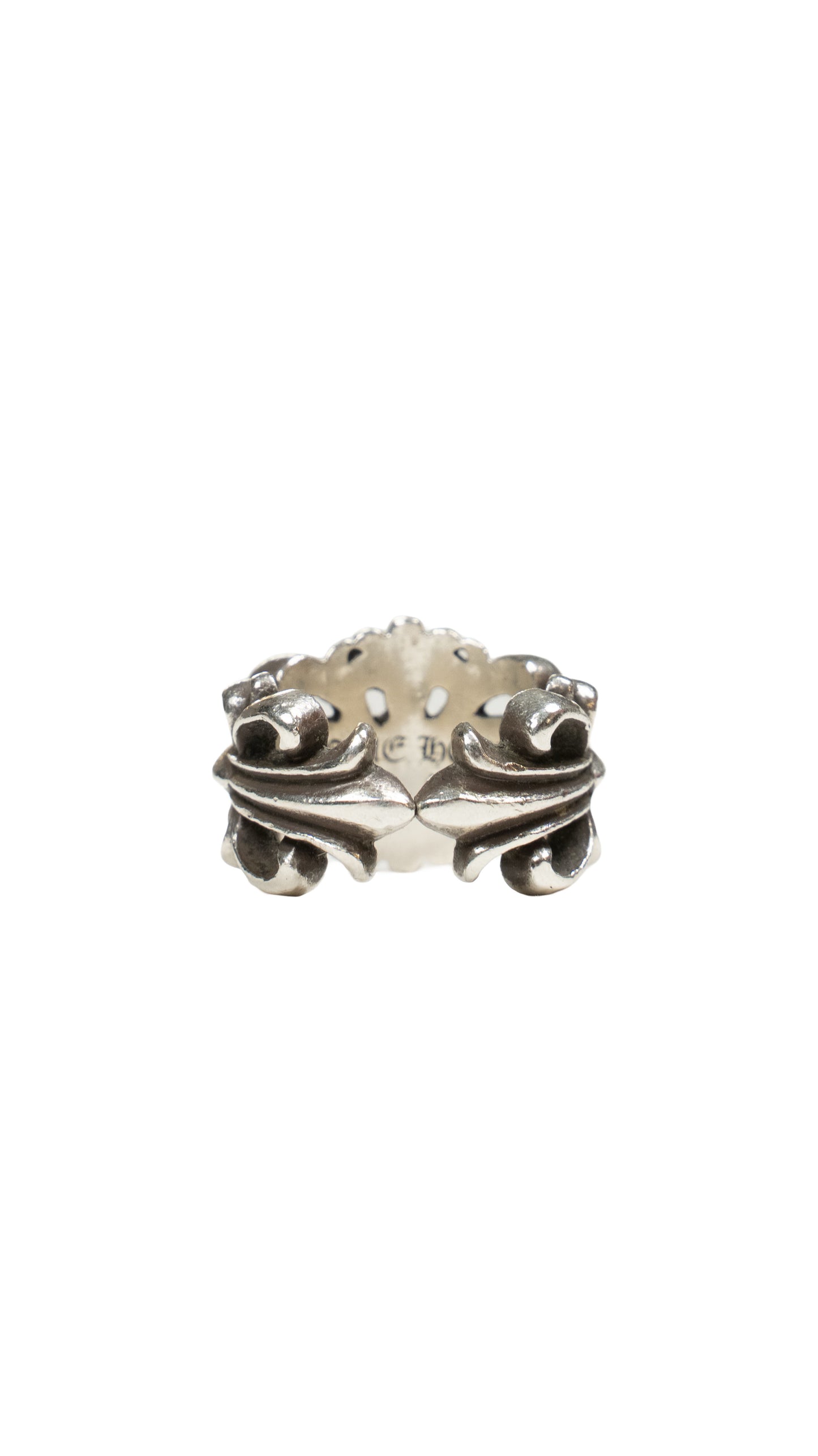Silver Double Floral Ring
