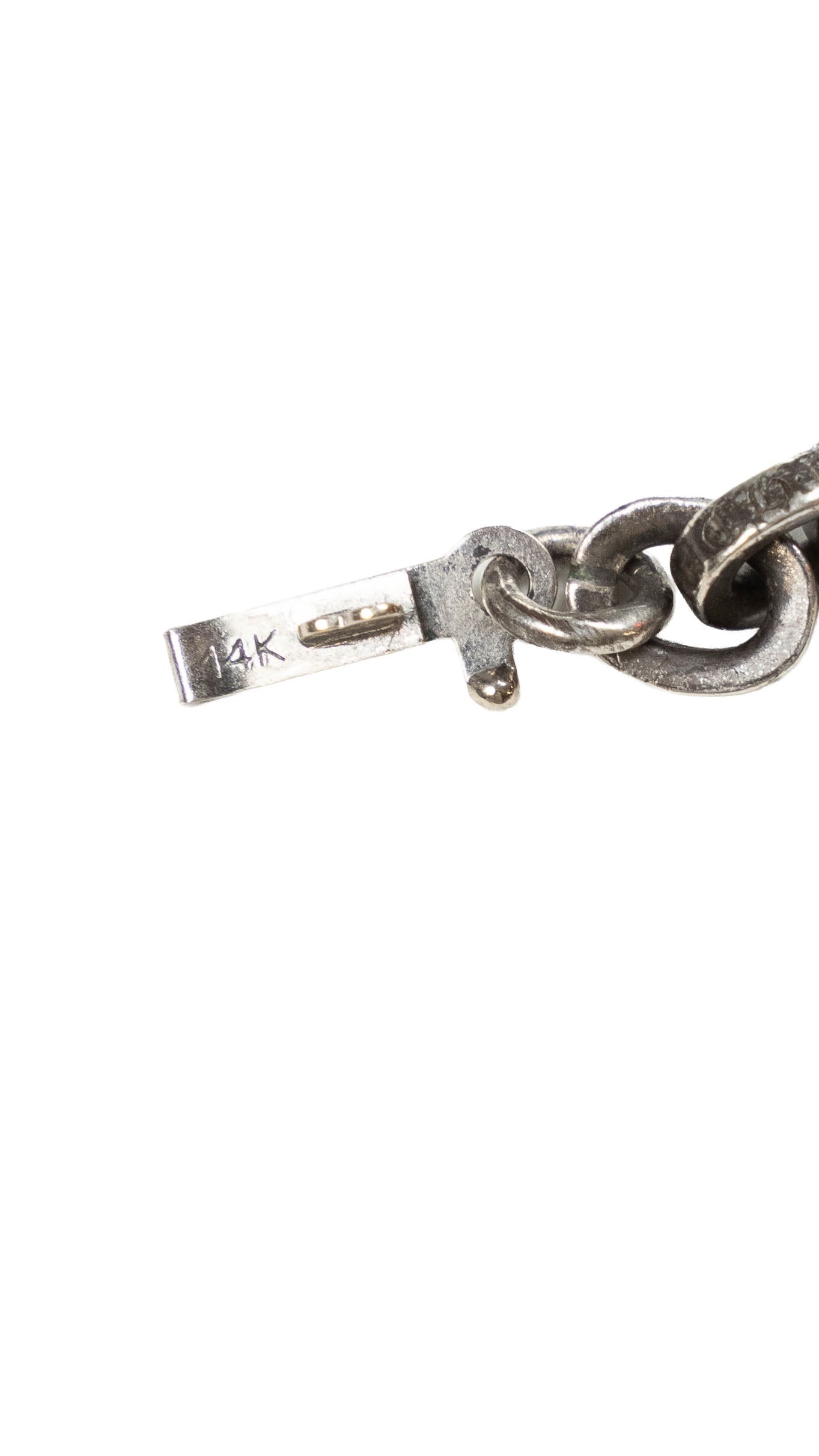 26 Inch Silver Paper Chain Necklace