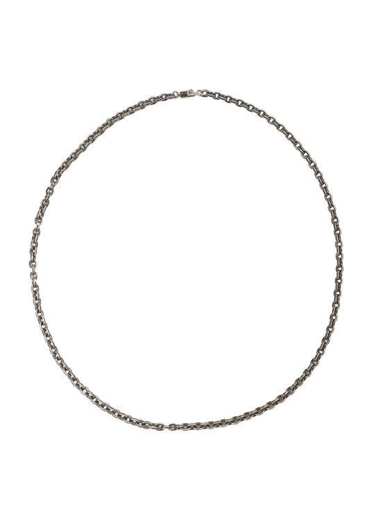 24 Inch Silver Paper Chain Necklace