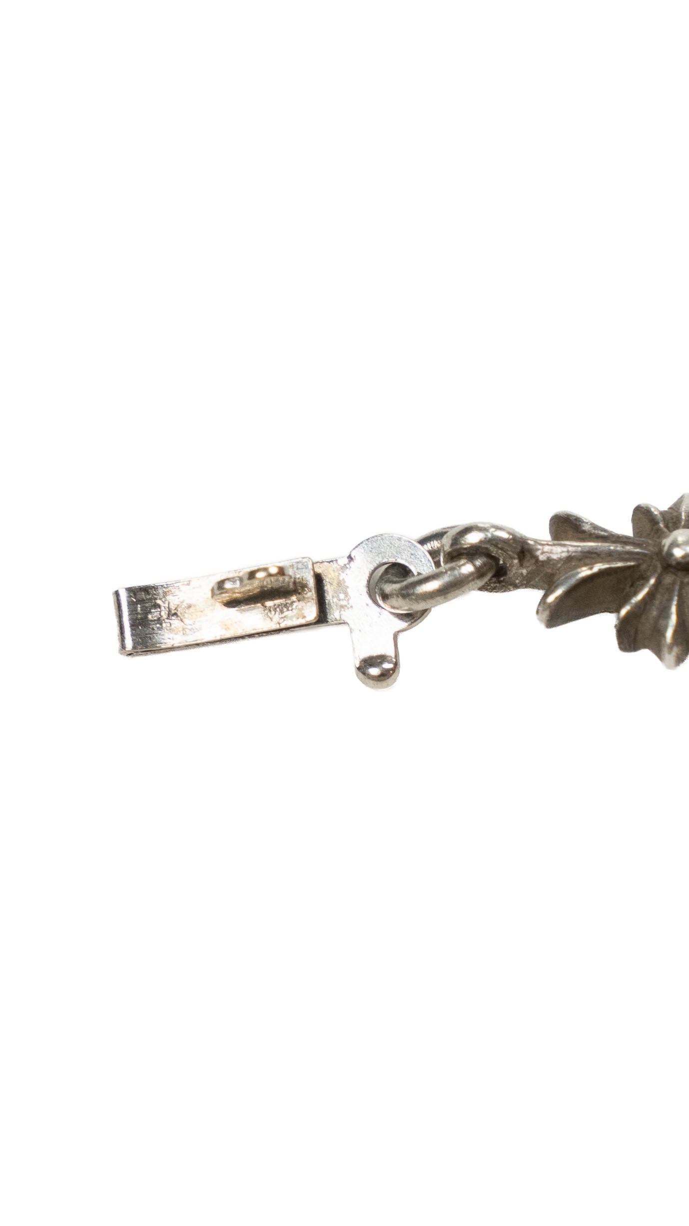 Silver Tiny E Plus Necklace