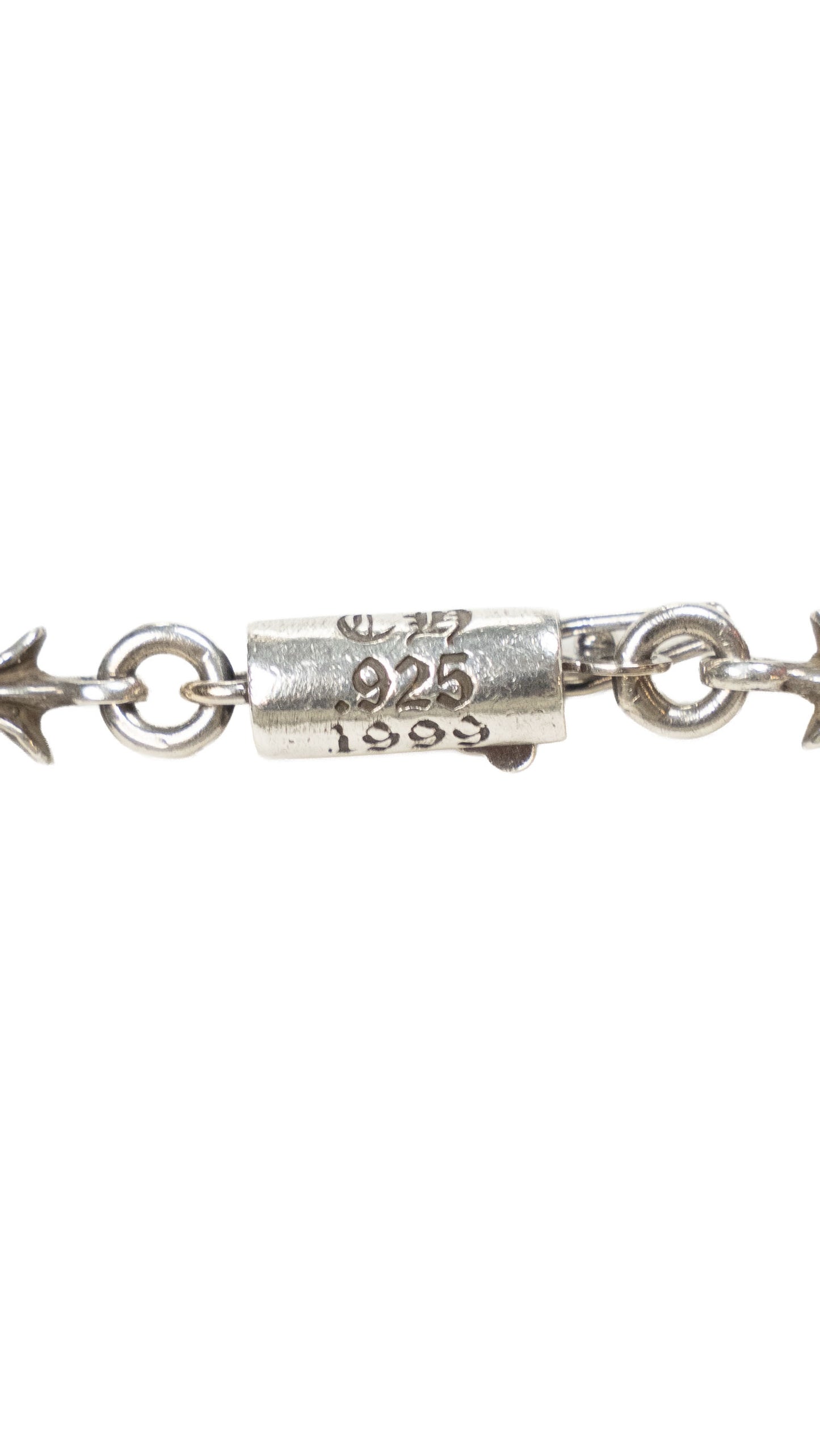 Silver Tiny E Plus Necklace