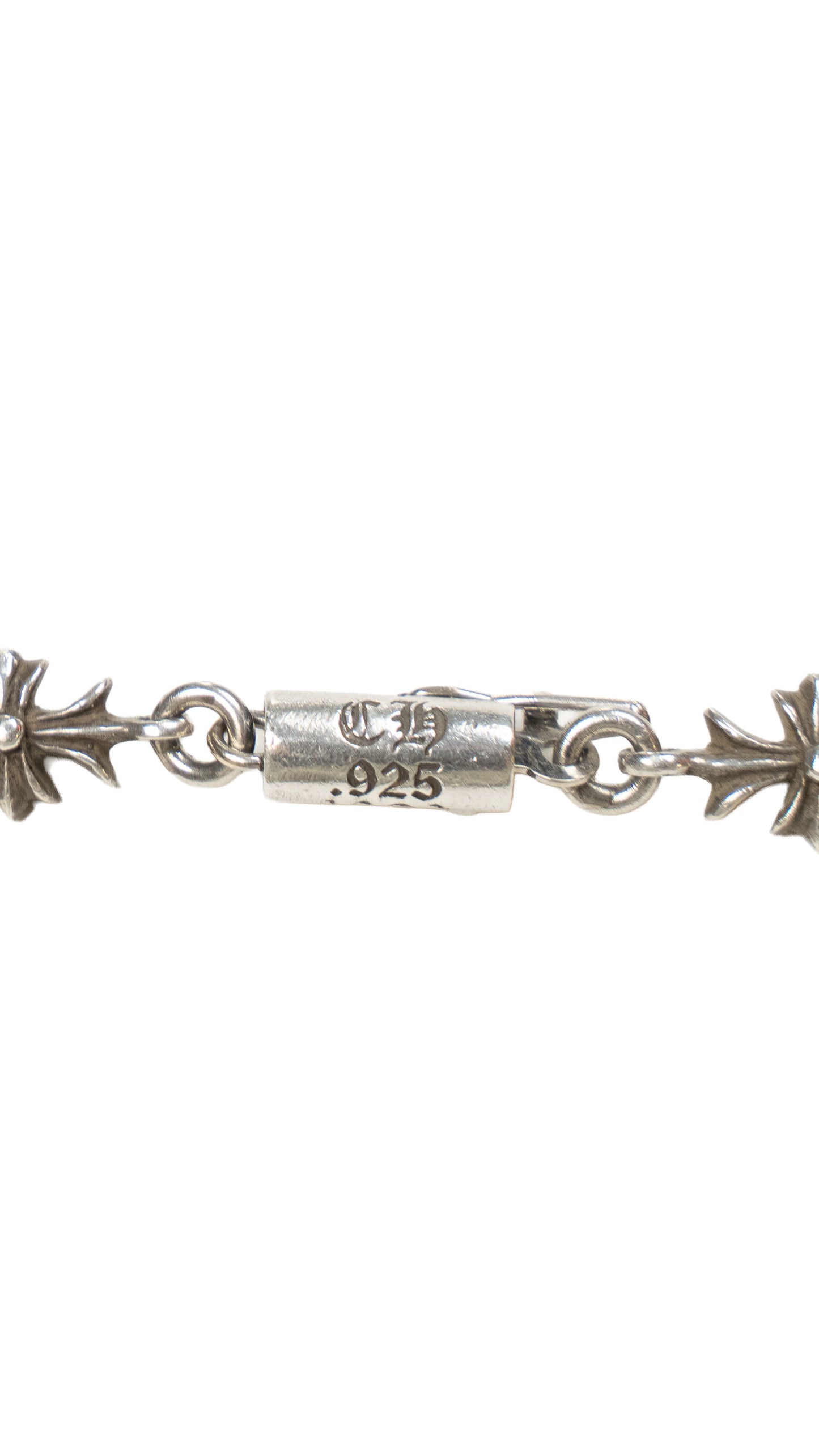 Silver Tiny E Plus Necklace