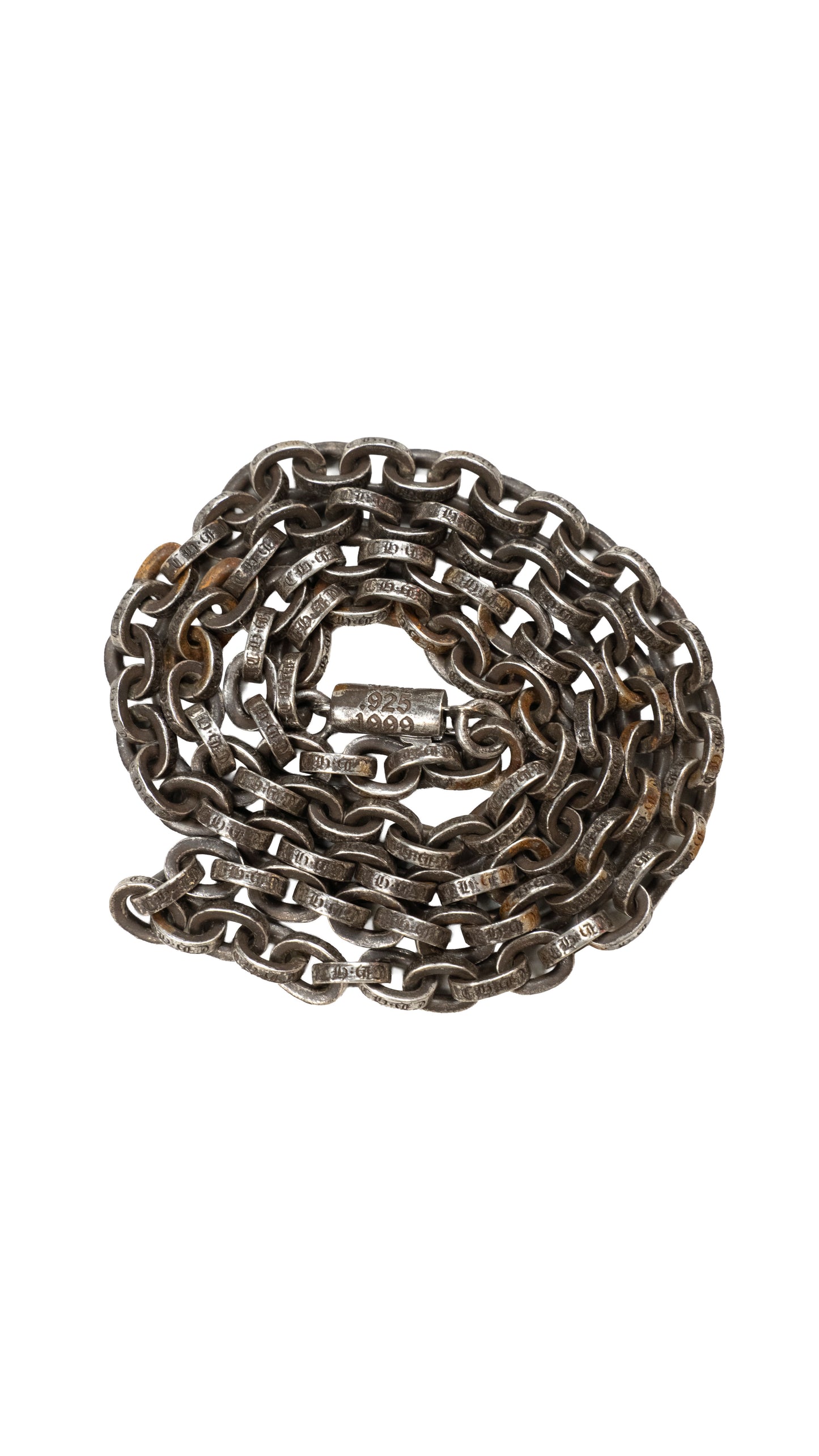 20 Inch Silver Paper Chain Necklace