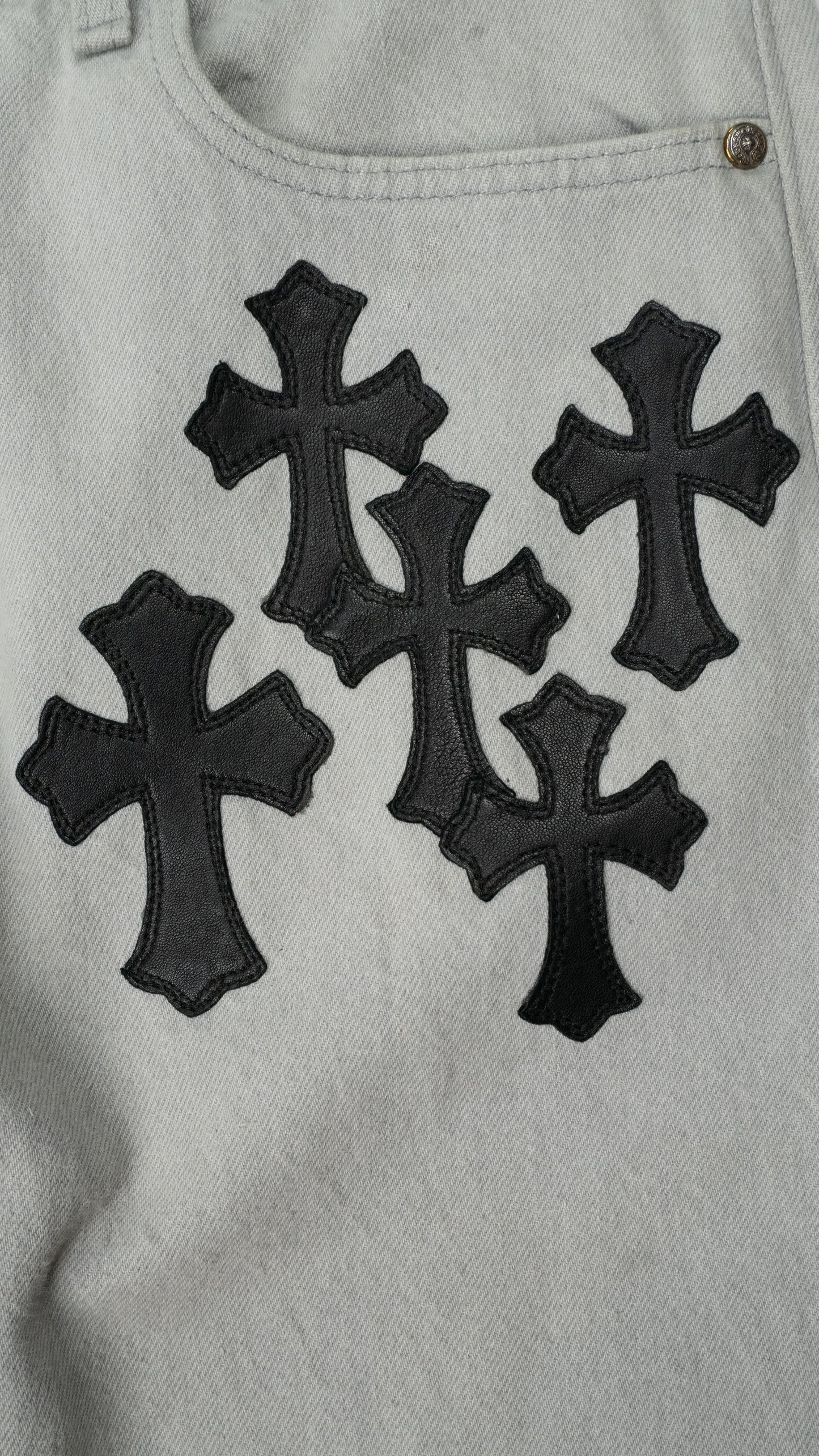 Black Cross Patch Cocaine 501 Levi's