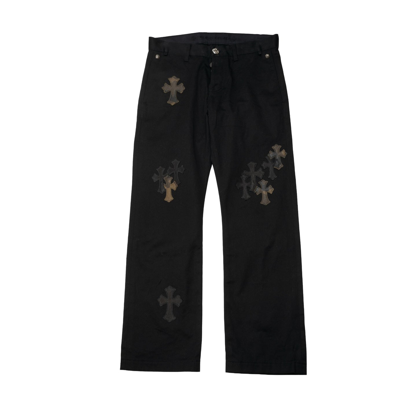 Camouflage Cross Black Chinos Jeans