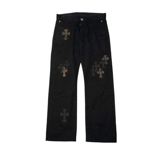 Camouflage Cross Black Chinos Jeans