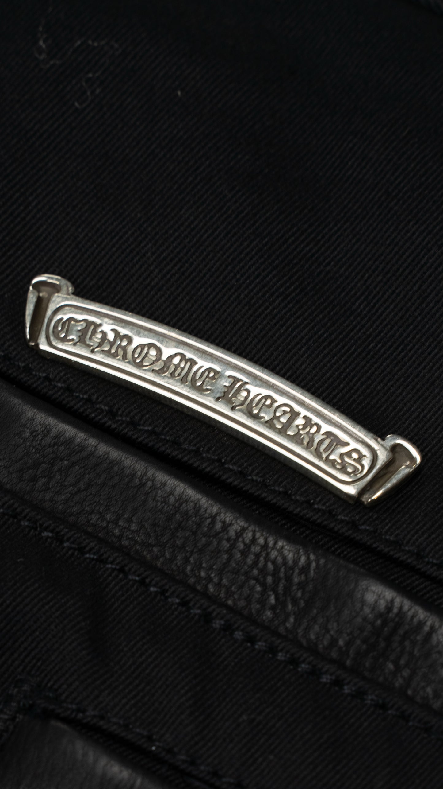 Camouflage Cross Black Chinos Jeans