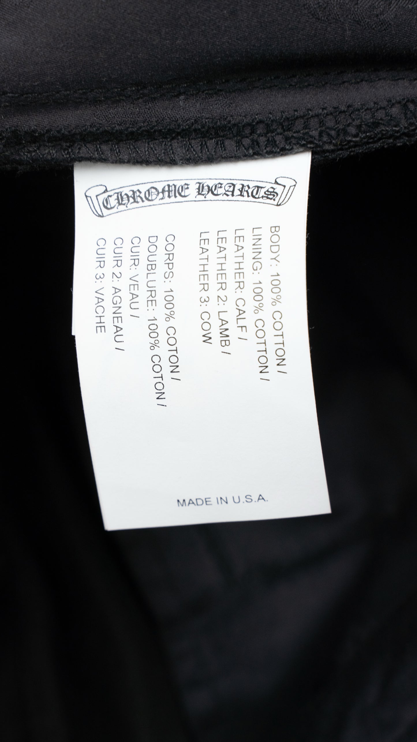 Camouflage Cross Black Chinos Jeans