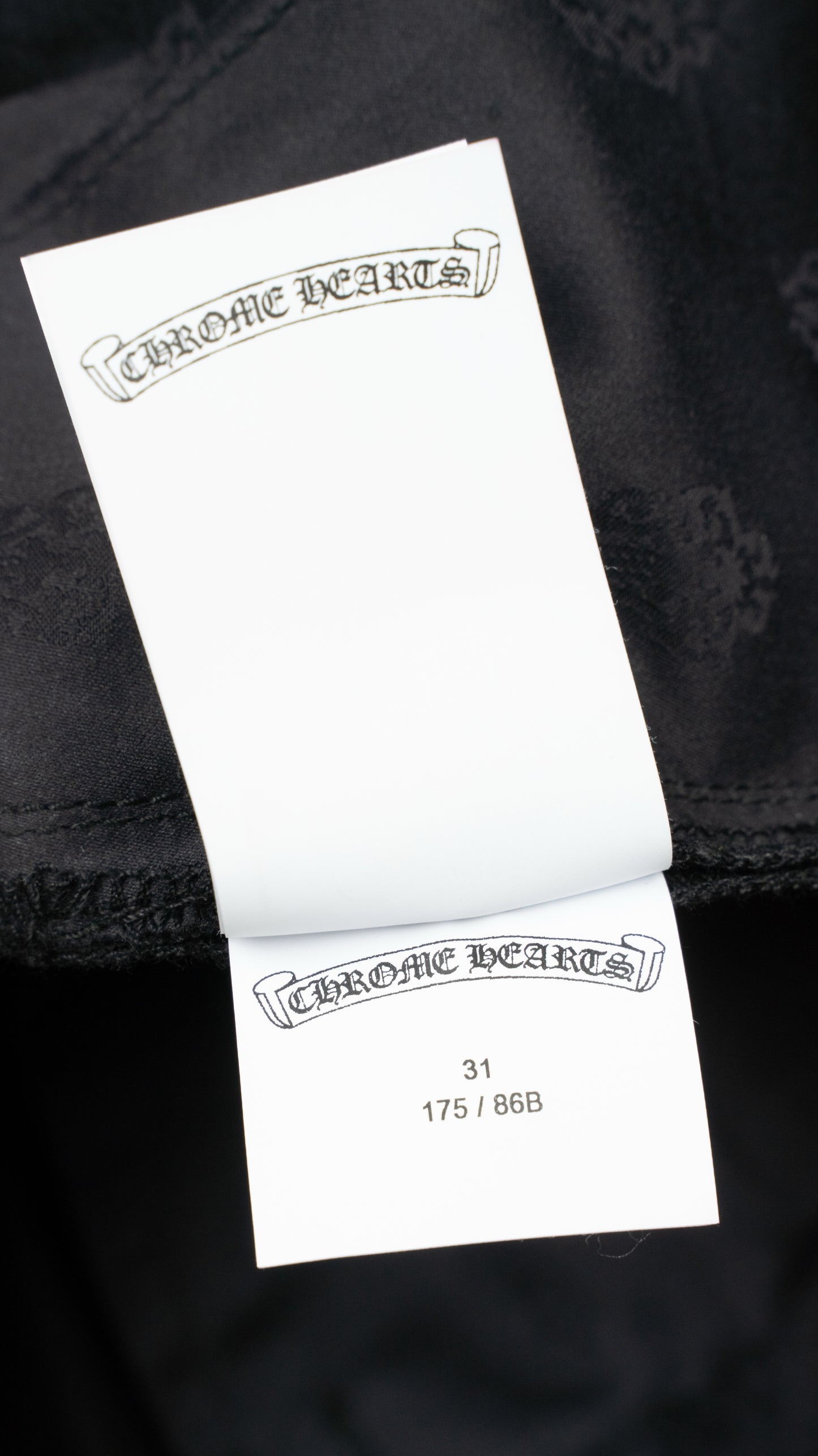 Camouflage Cross Black Chinos Jeans