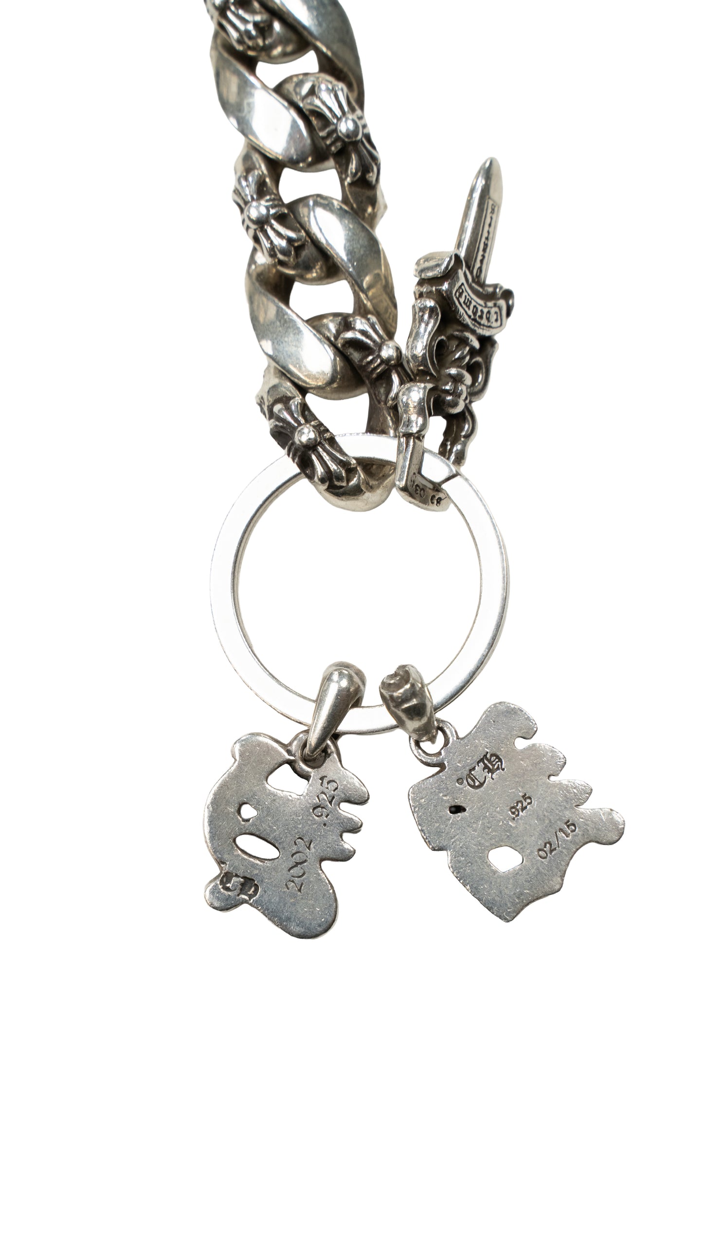 Fancy Link Charm Keychain