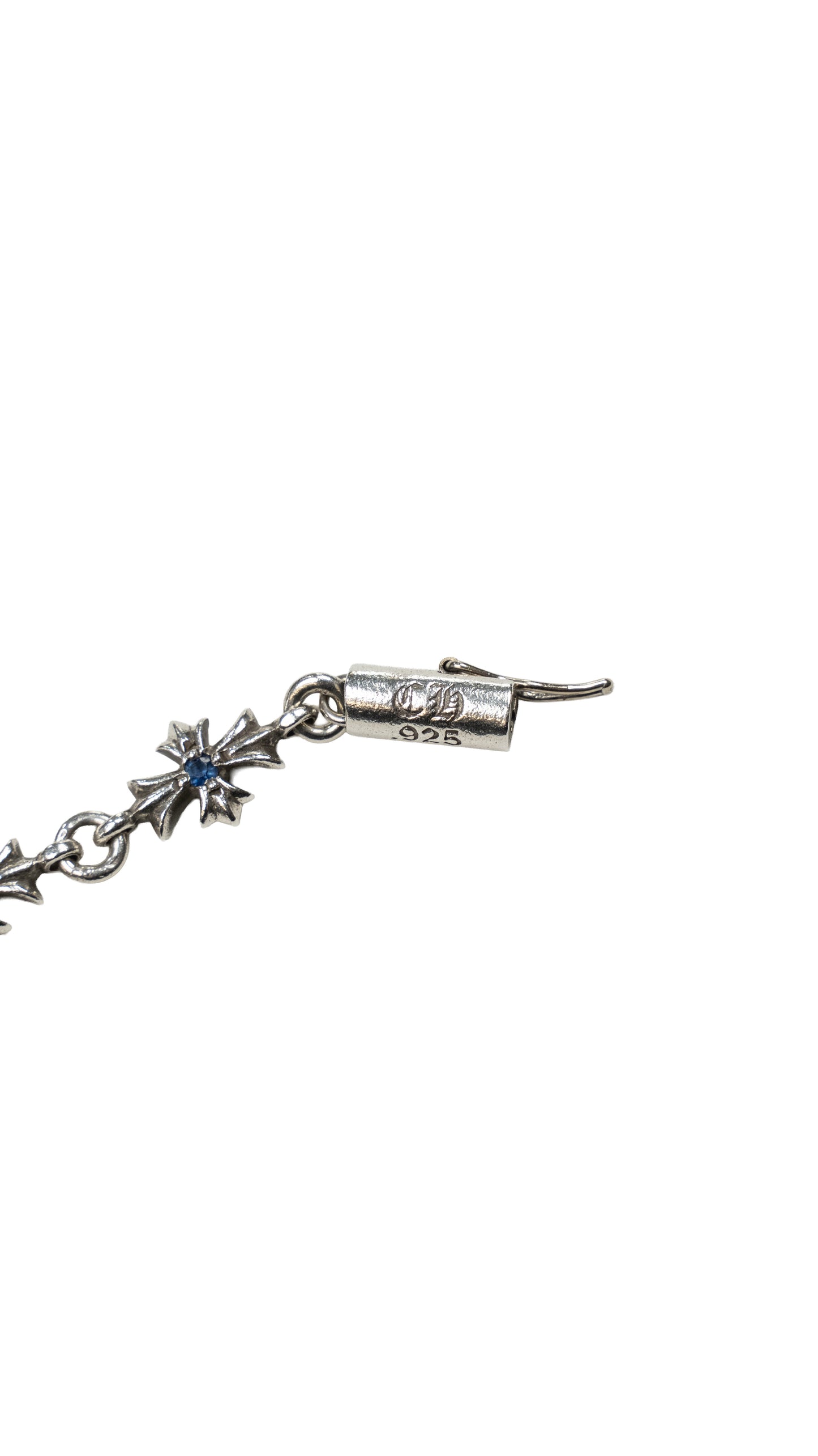 Blue Sapphire Tiny E Bracelet