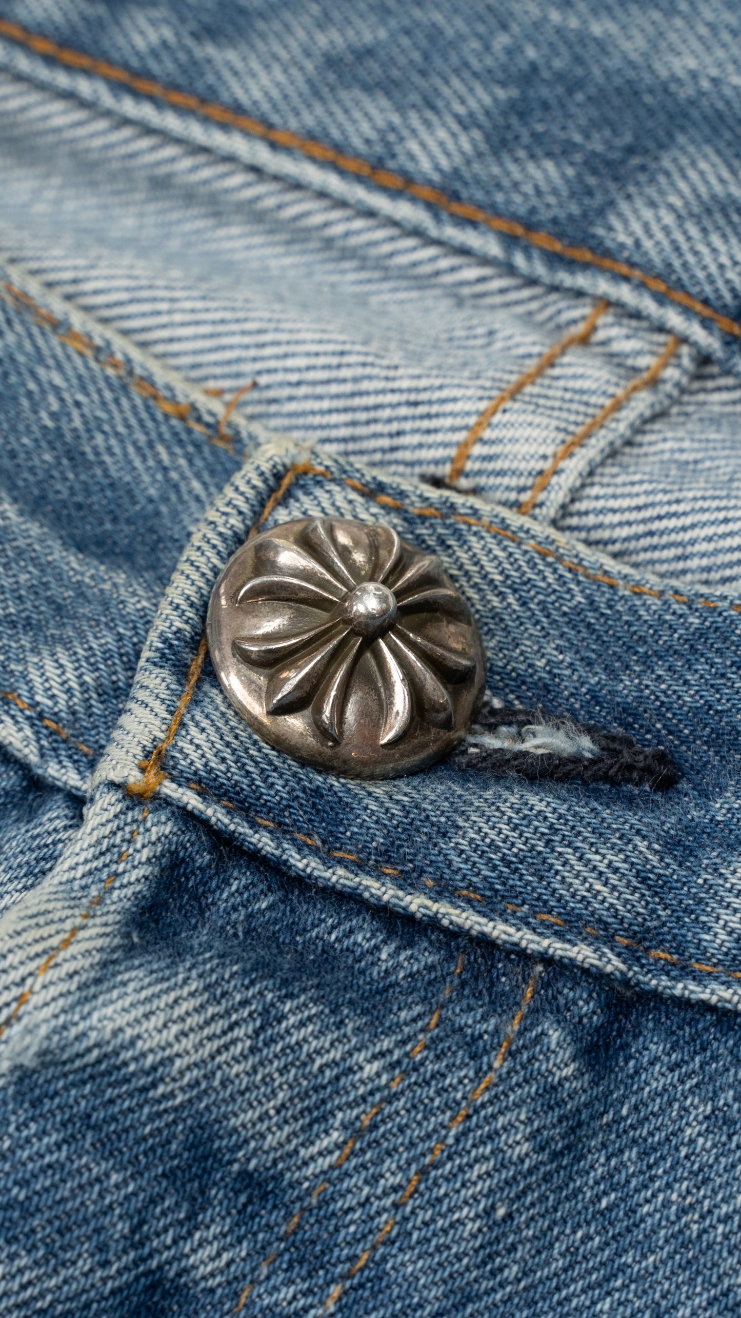 Green Levi's Stencil Cross Patch Jeans