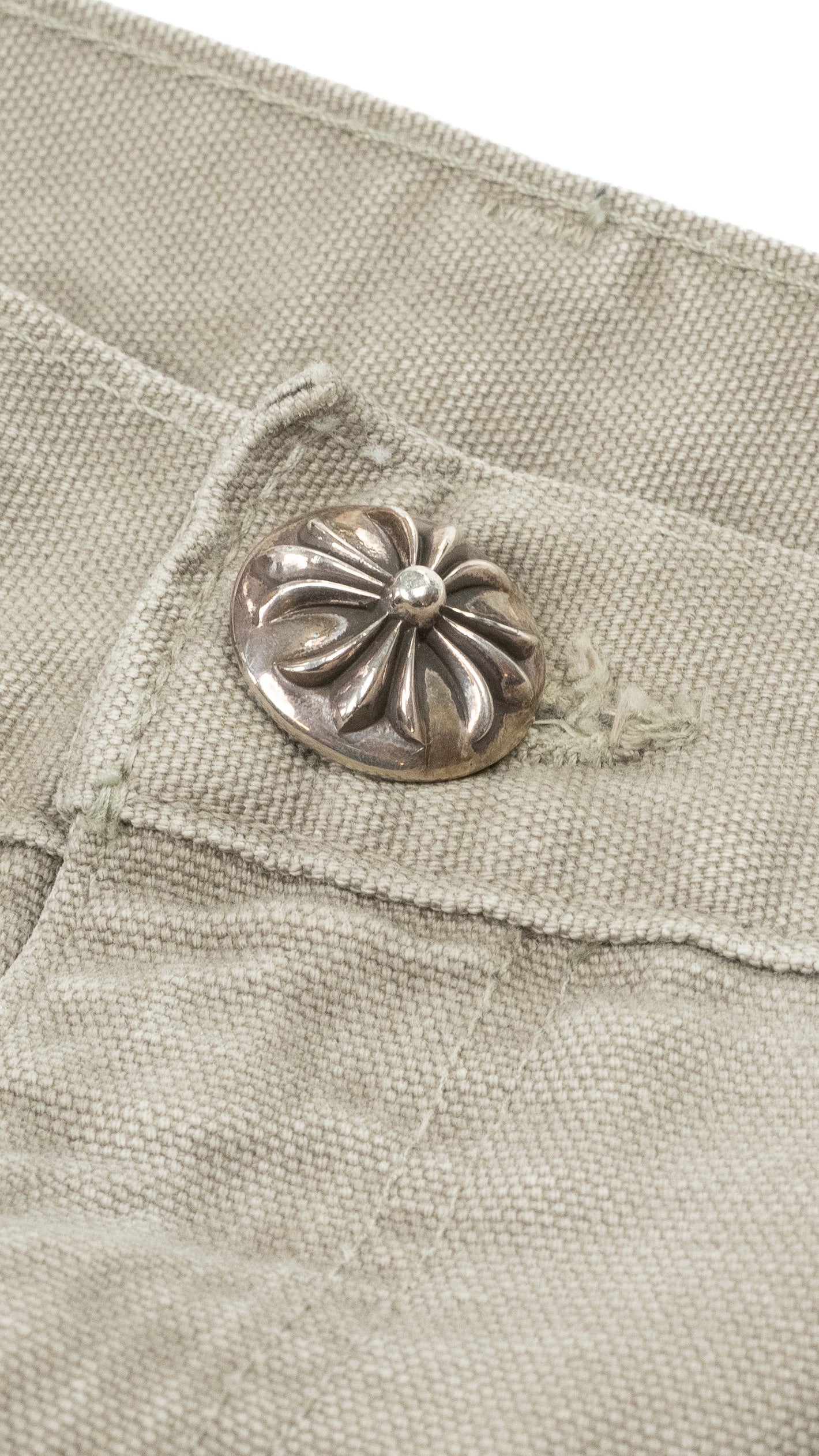 Sex Records Double Knee Carpenter Jeans 'Grey Khaki'