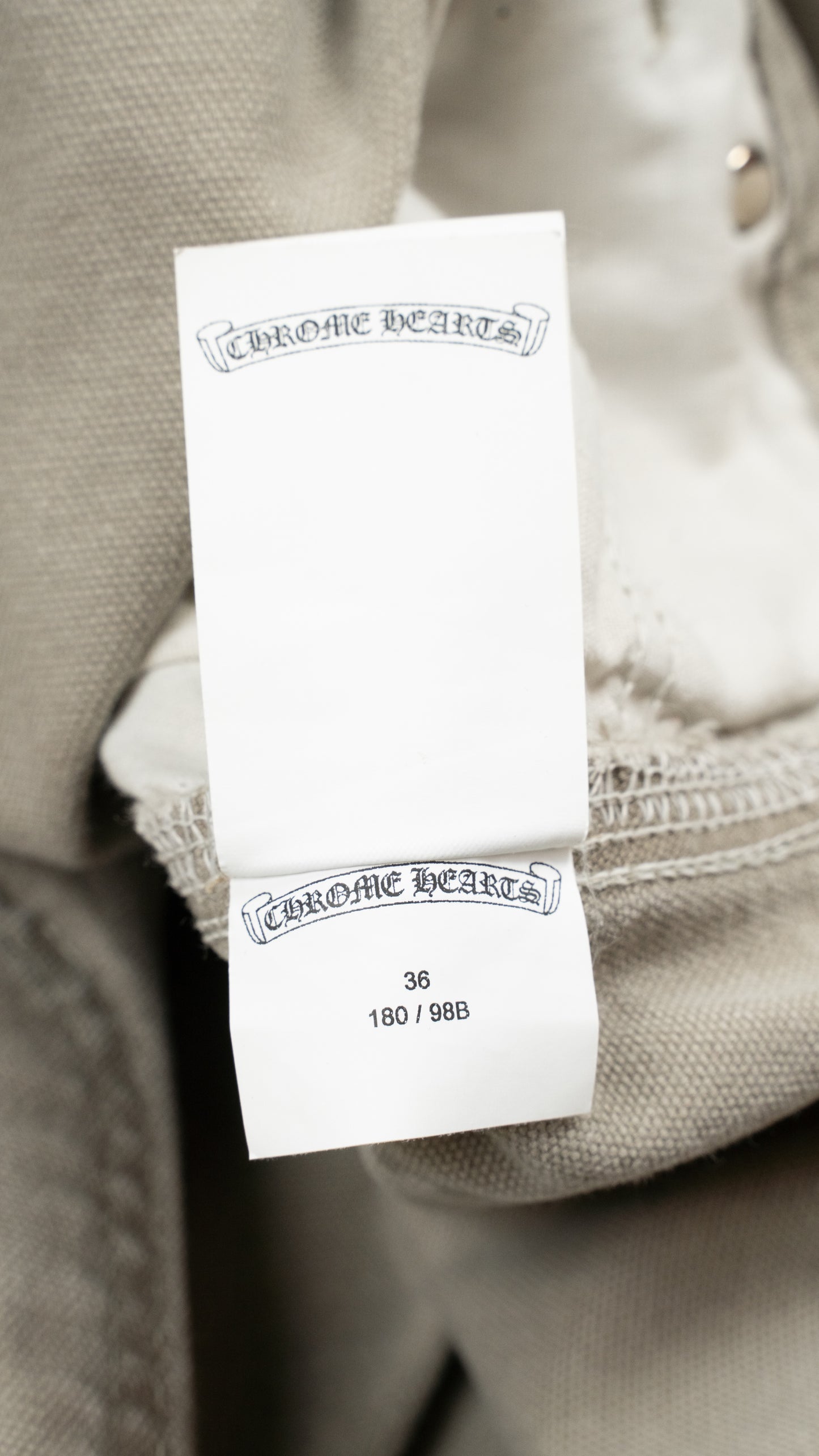 Sex Records Double Knee Carpenter Jeans 'Grey Khaki'