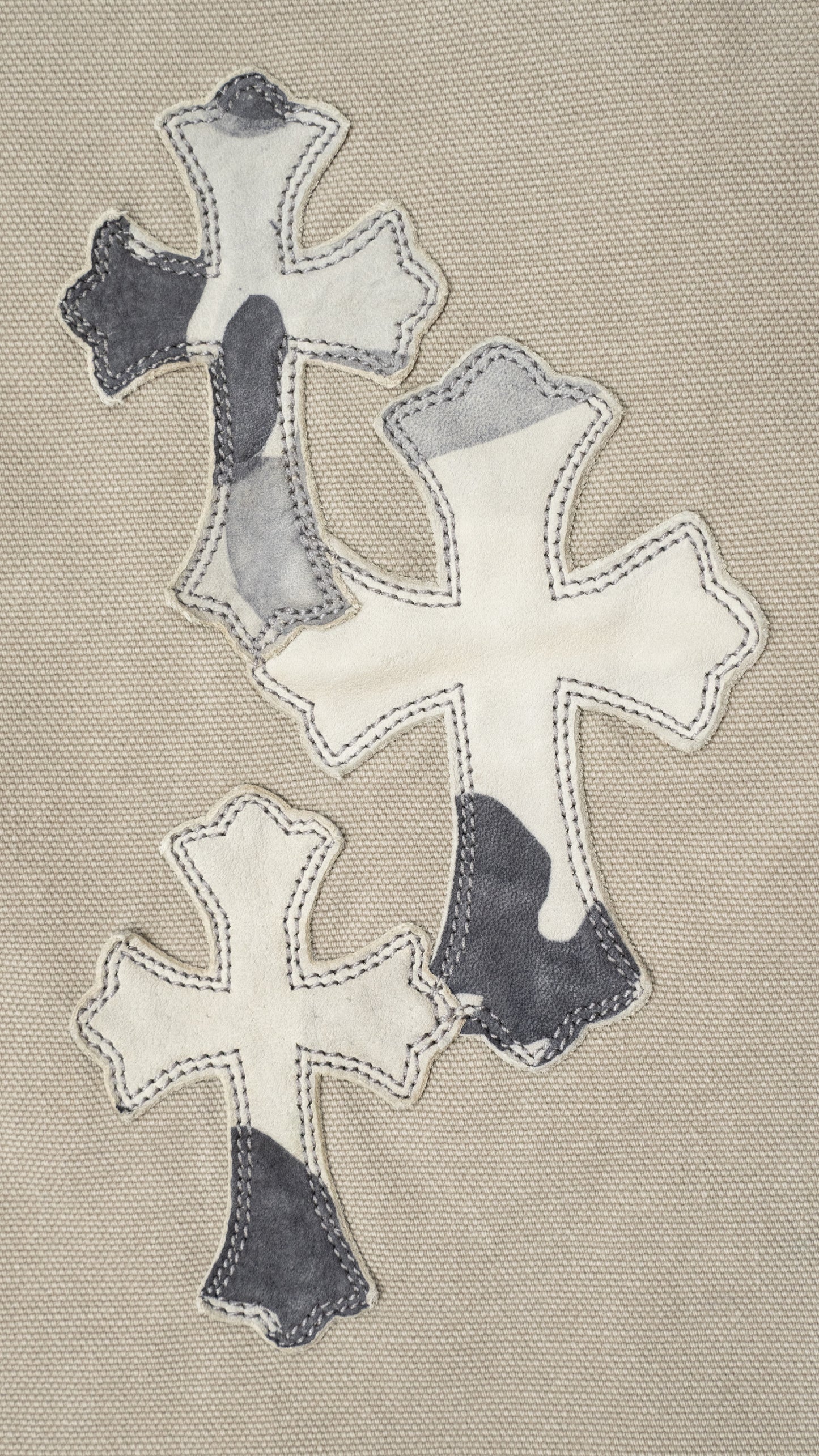 Sex Records Double Knee Carpenter Jeans 'Grey Khaki'