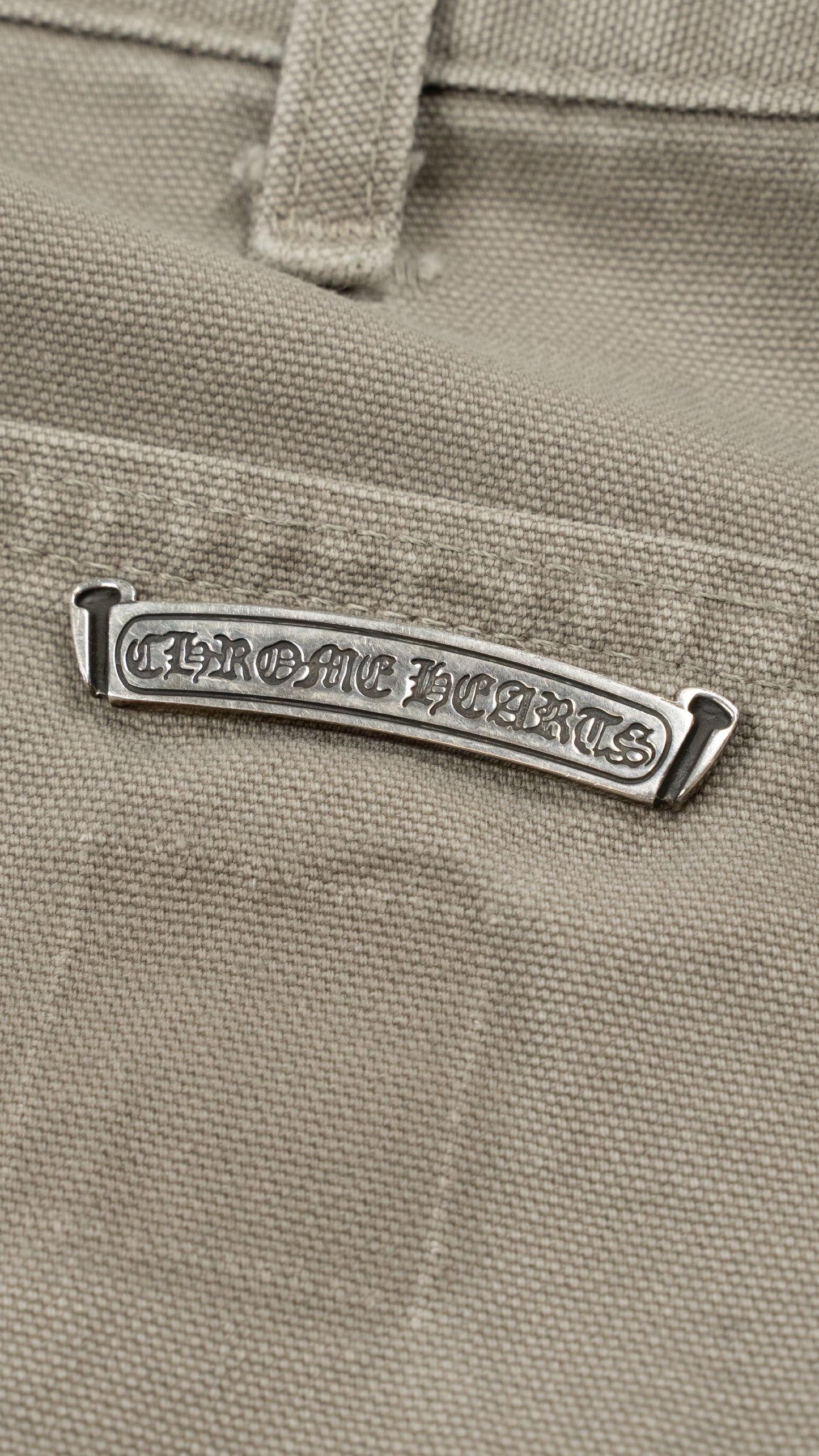 Sex Records Double Knee Carpenter Jeans 'Grey Khaki'