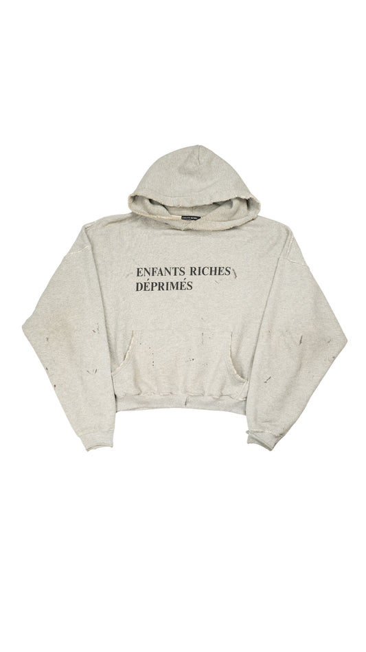 Classic Logo Hoodie 'Paint Heather Grey'