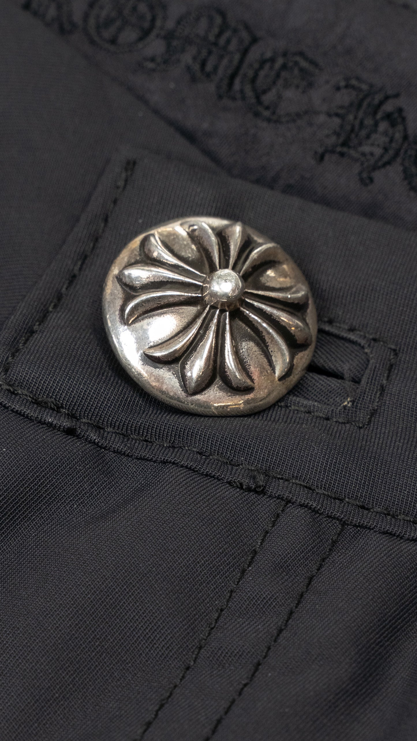 Leather Double Knee Nylon Carpenter Pants 'Black'