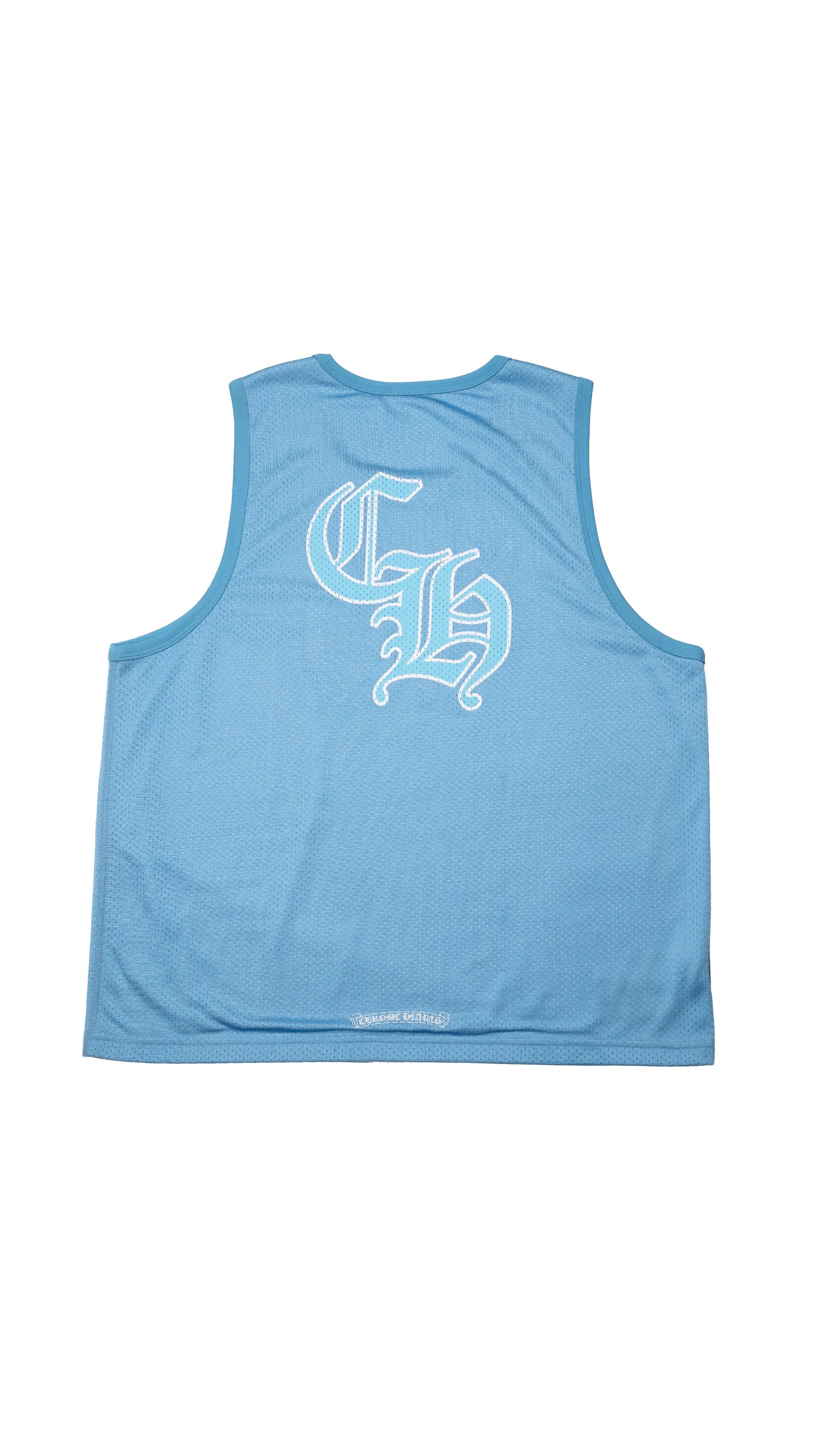 Mesh Warm Up Jersey Tank Top Reversible 'Blue'