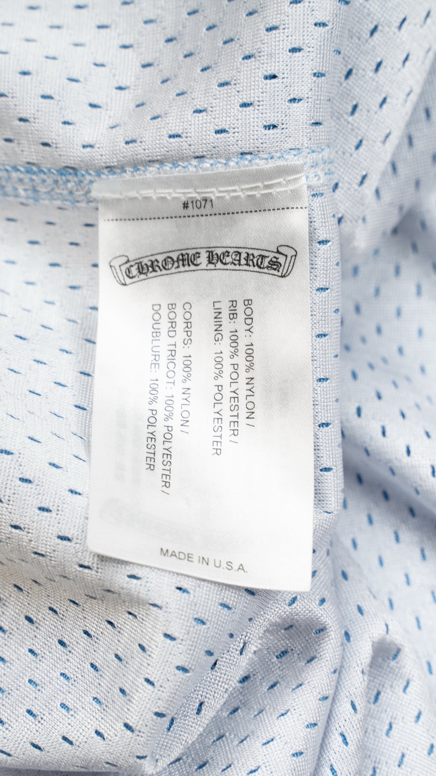 Mesh Warm Up Jersey Tank Top Reversible 'Blue'