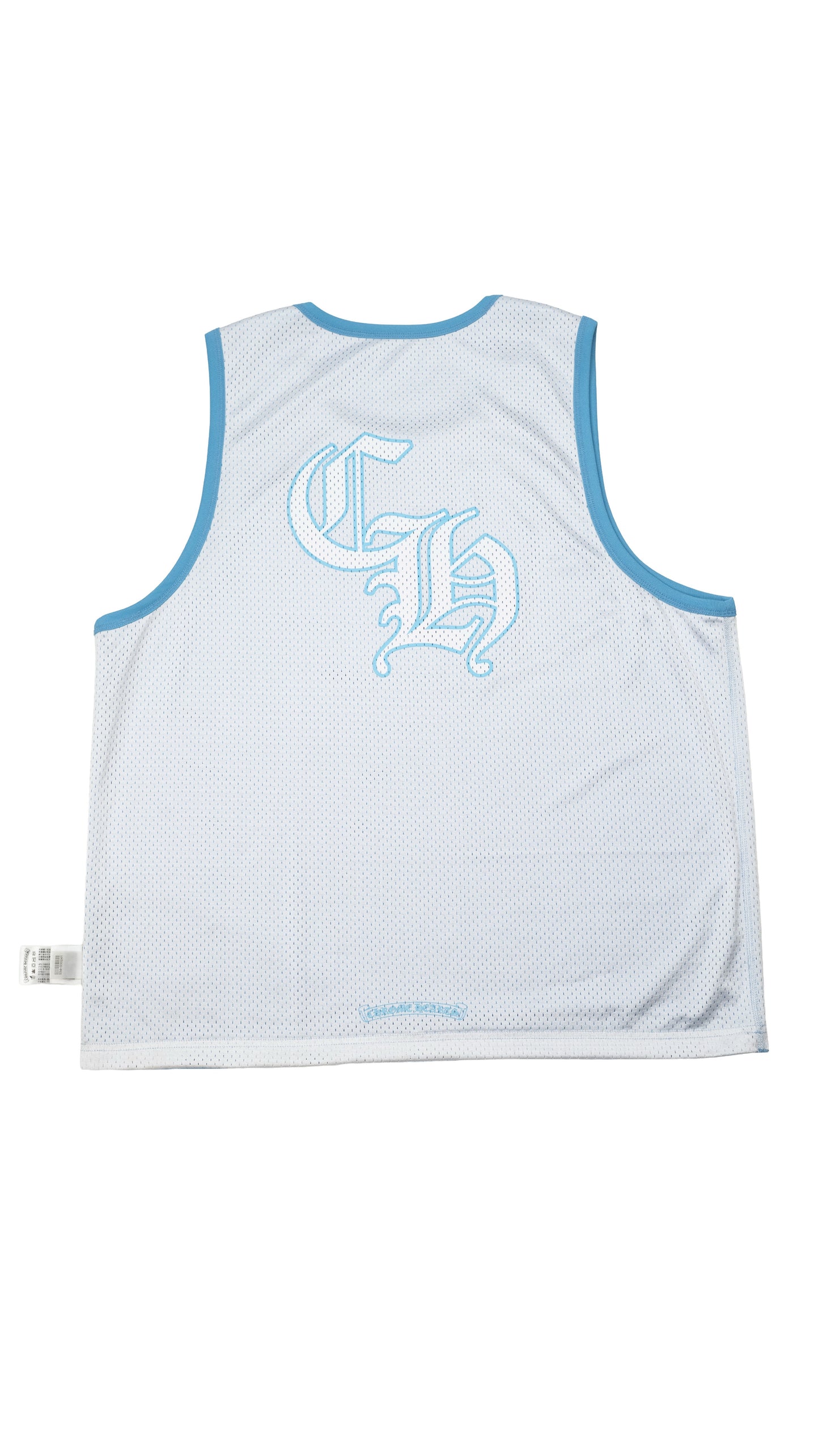 Mesh Warm Up Jersey Tank Top Reversible 'Blue'