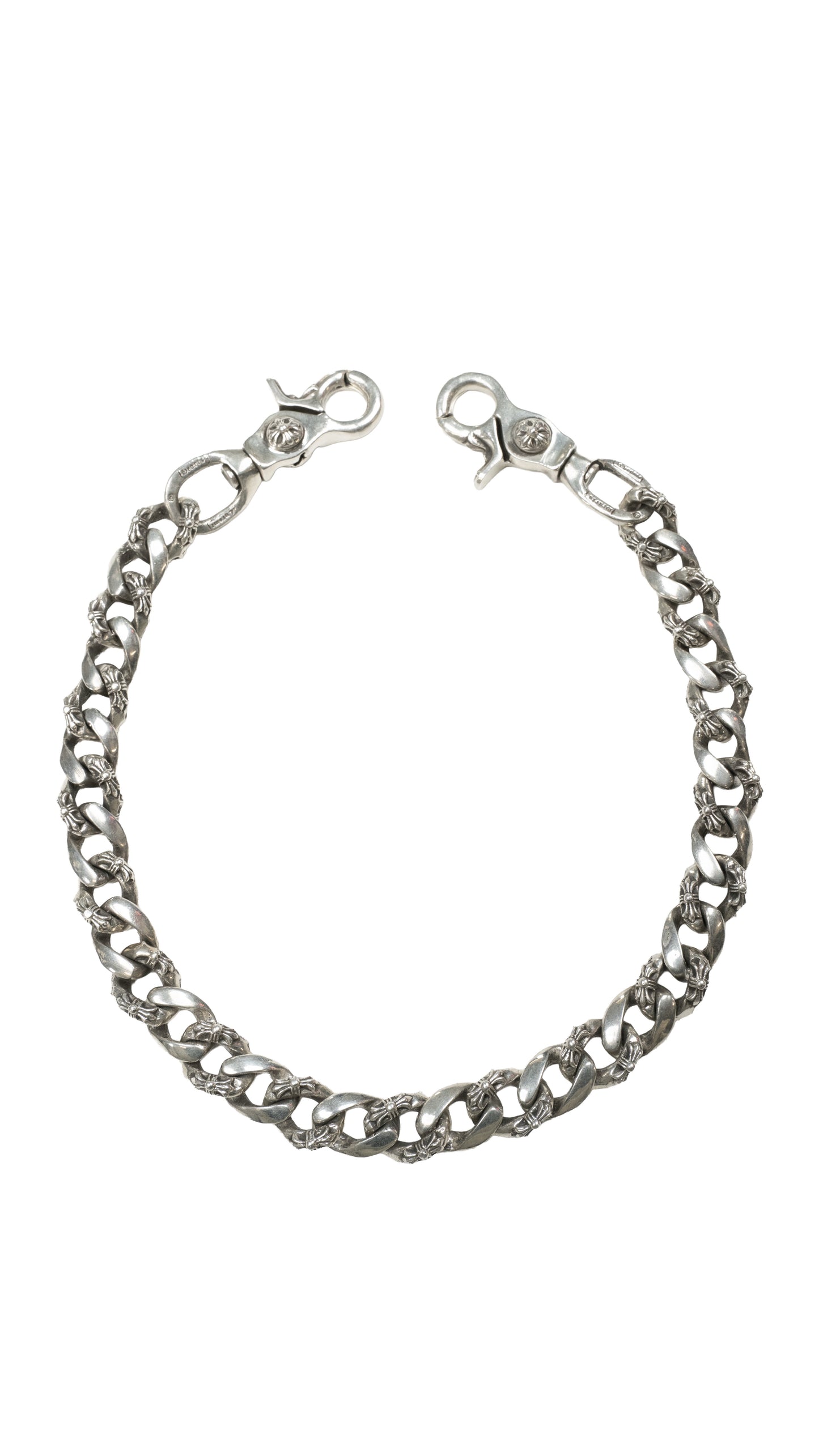 Double Clasp Fancy Link Wallet Chain