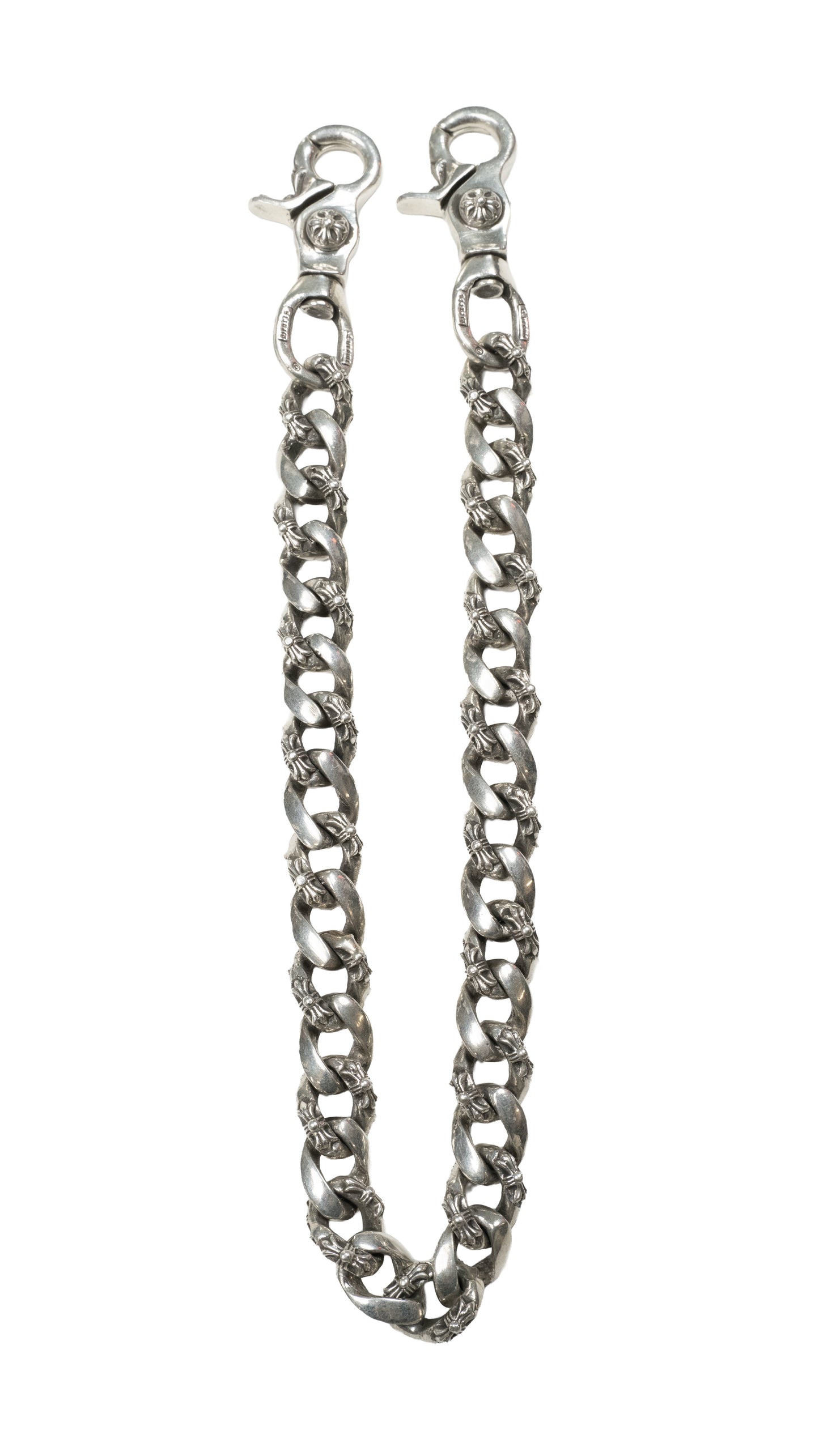 Double Clasp Fancy Link Wallet Chain