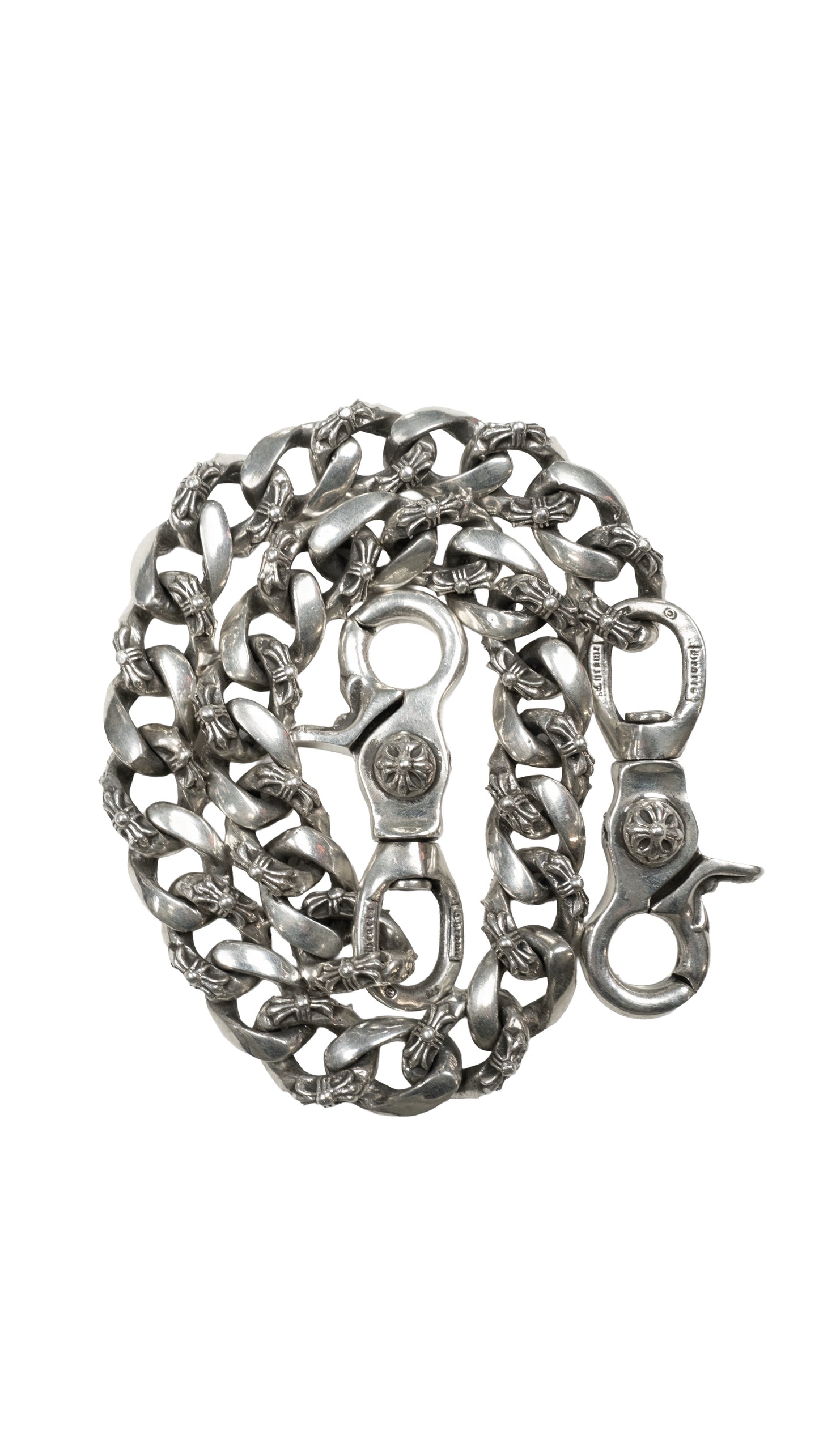 Double Clasp Fancy Link Wallet Chain