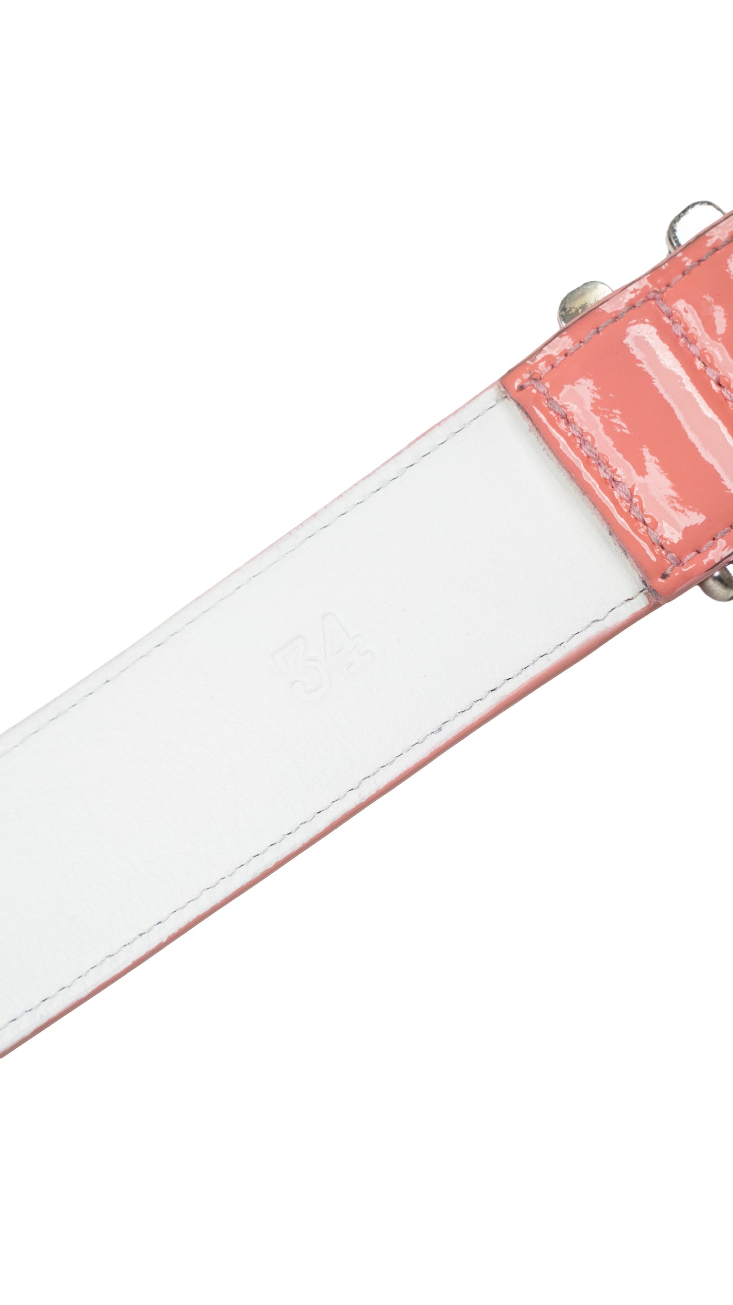 Pink Patent Roller Belt