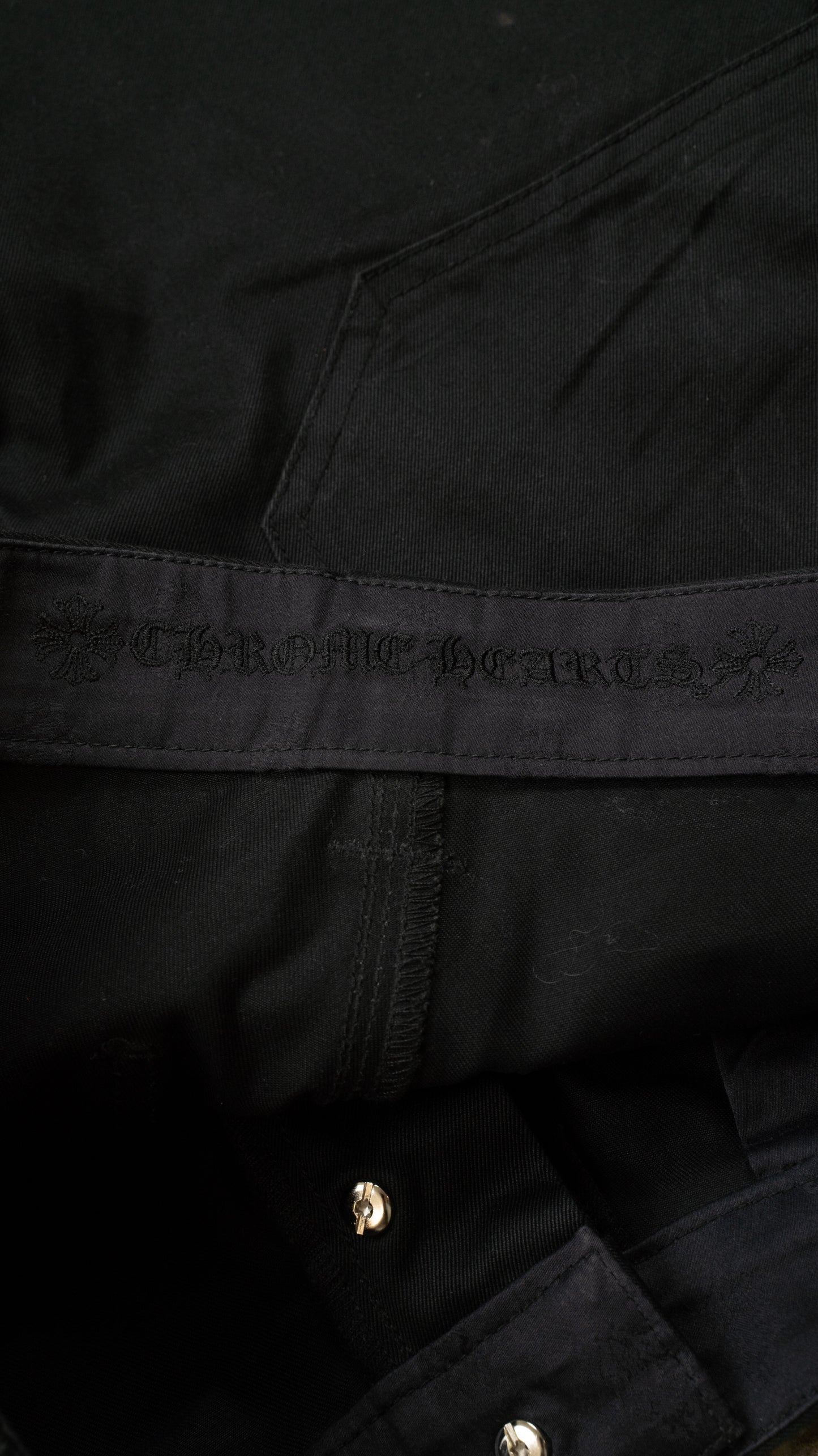 Black Double Knee Denim Shorts