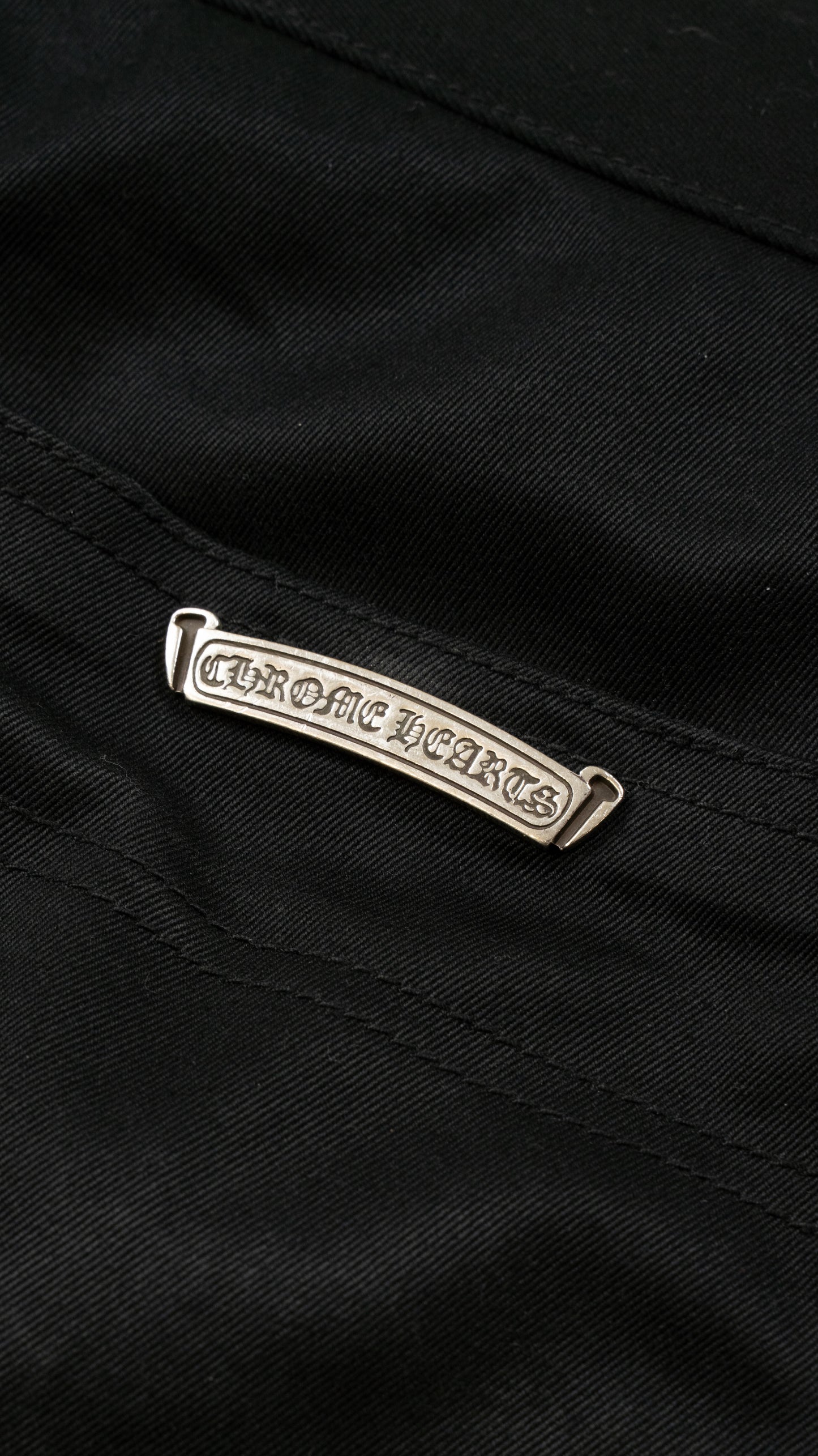 Black Double Knee Denim Shorts