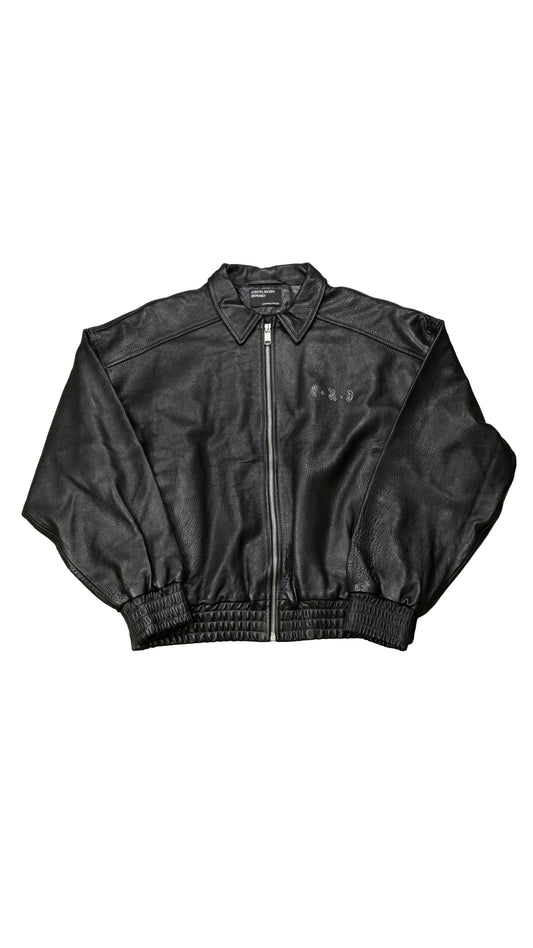 Painters Wives' Embroidered Leather Jacket