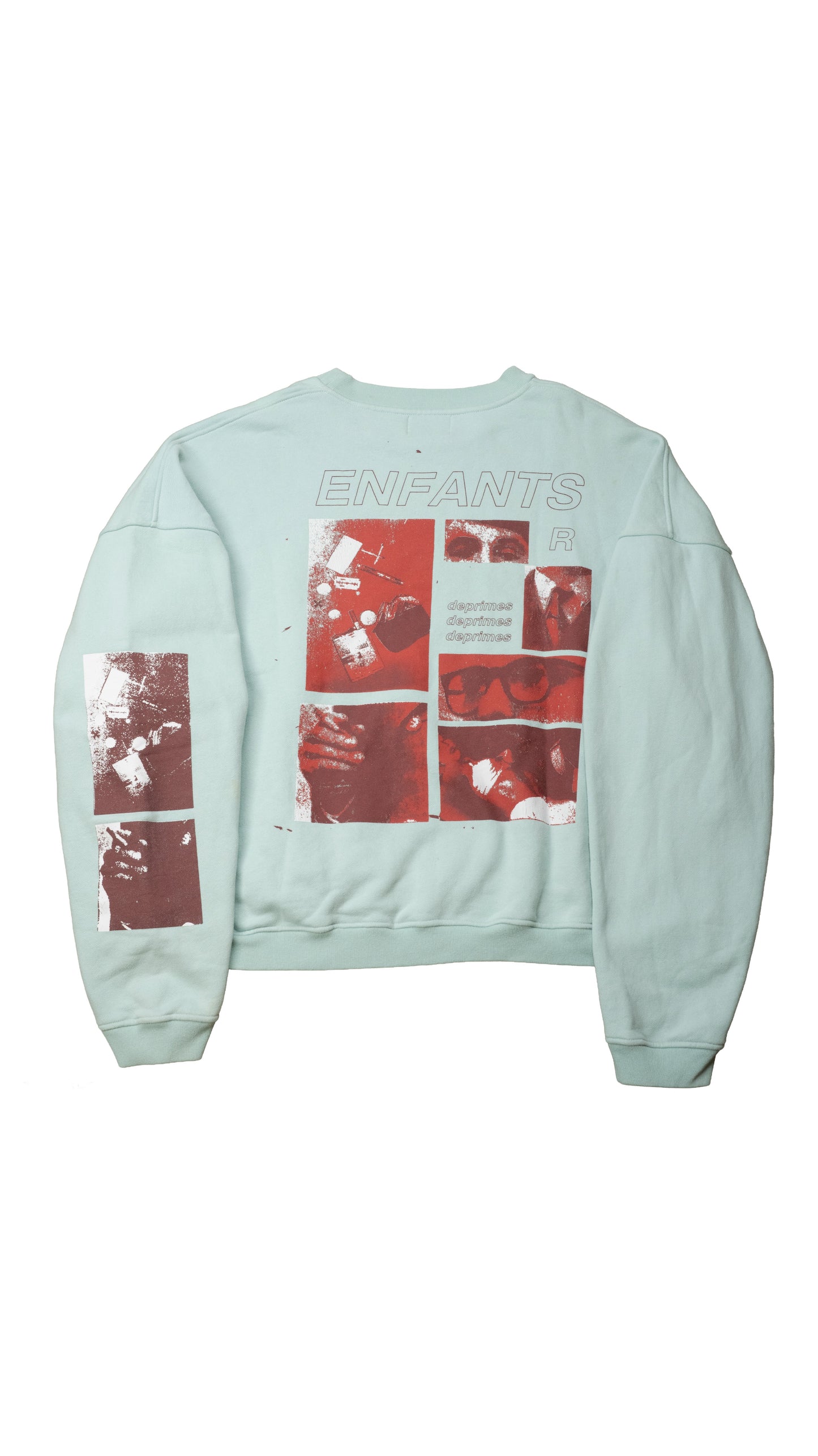 Eye Collage Crewneck 'Teal'