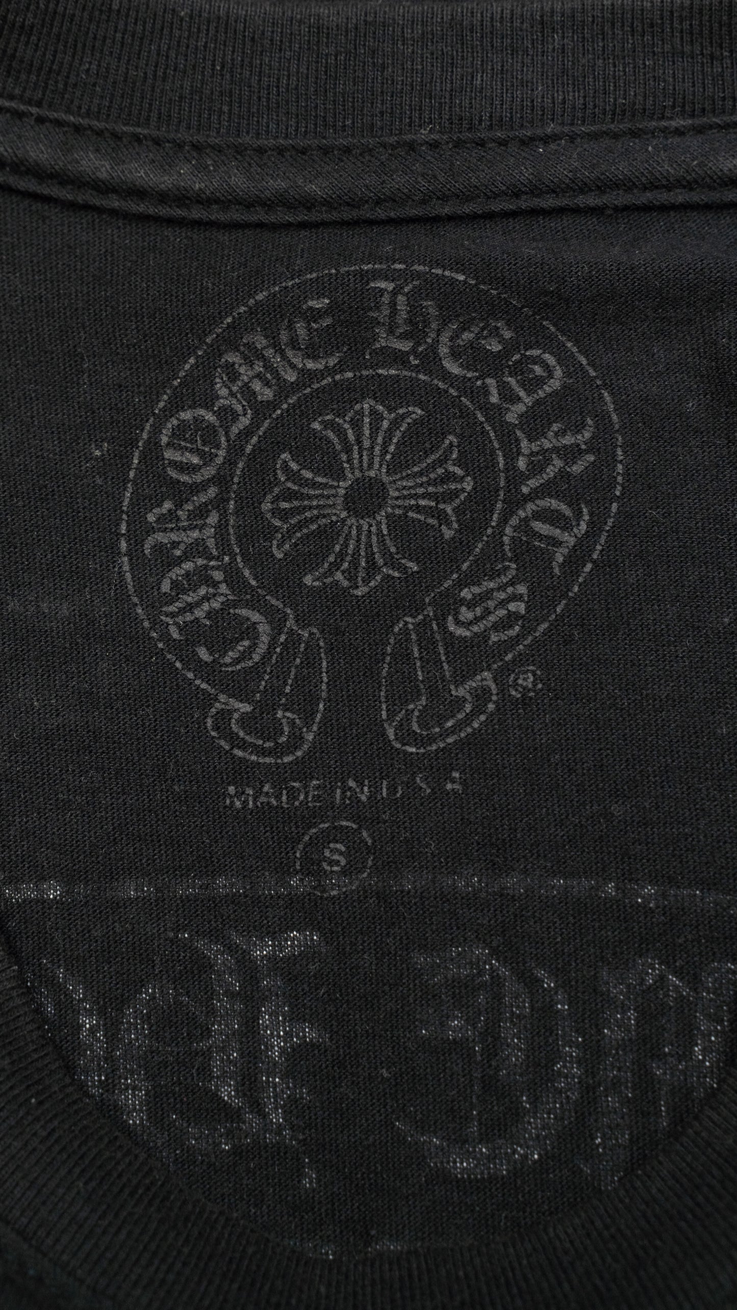 Black Scroll Logo Pocket T-Shirt