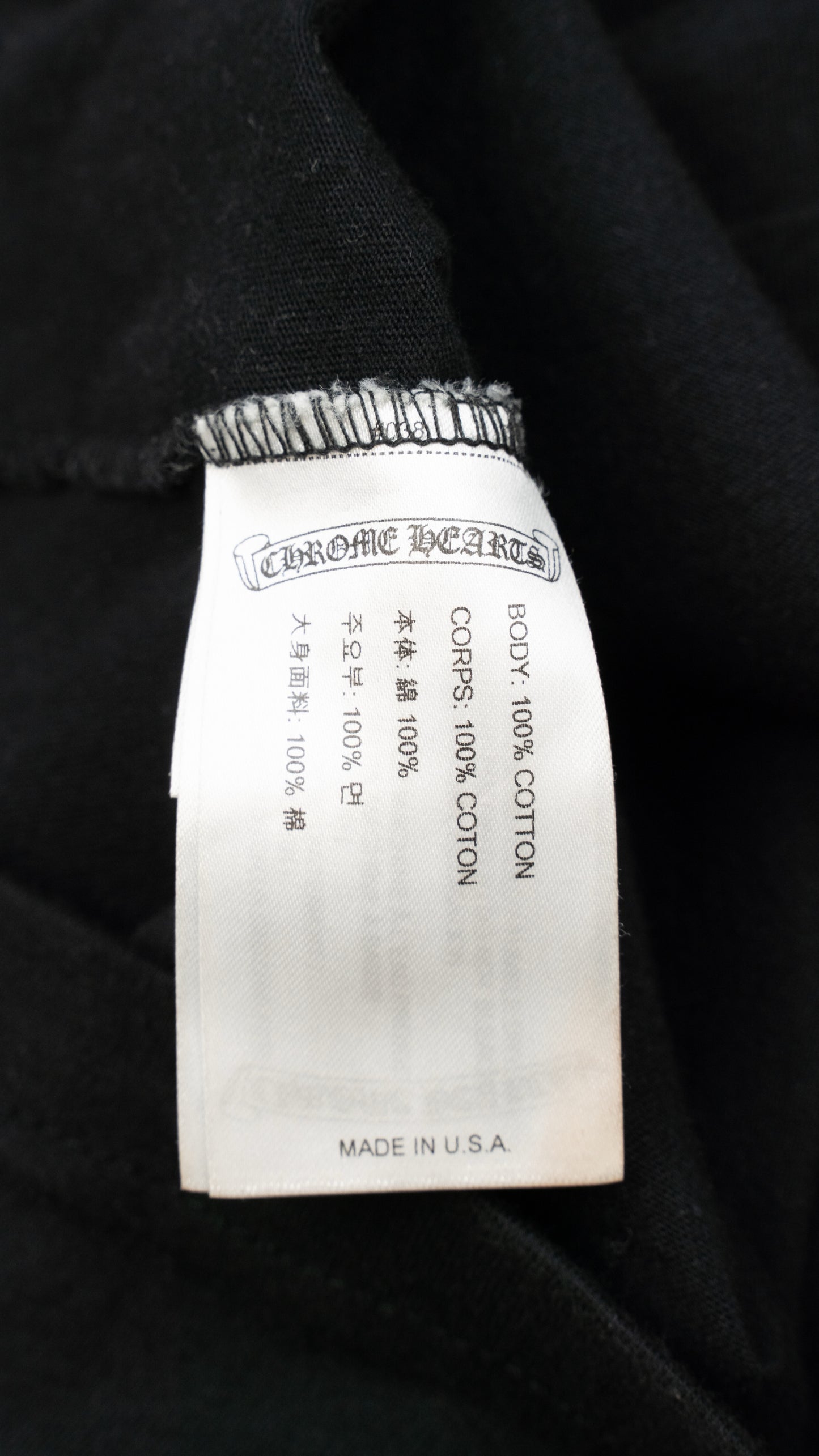 Black Scroll Logo Pocket T-Shirt