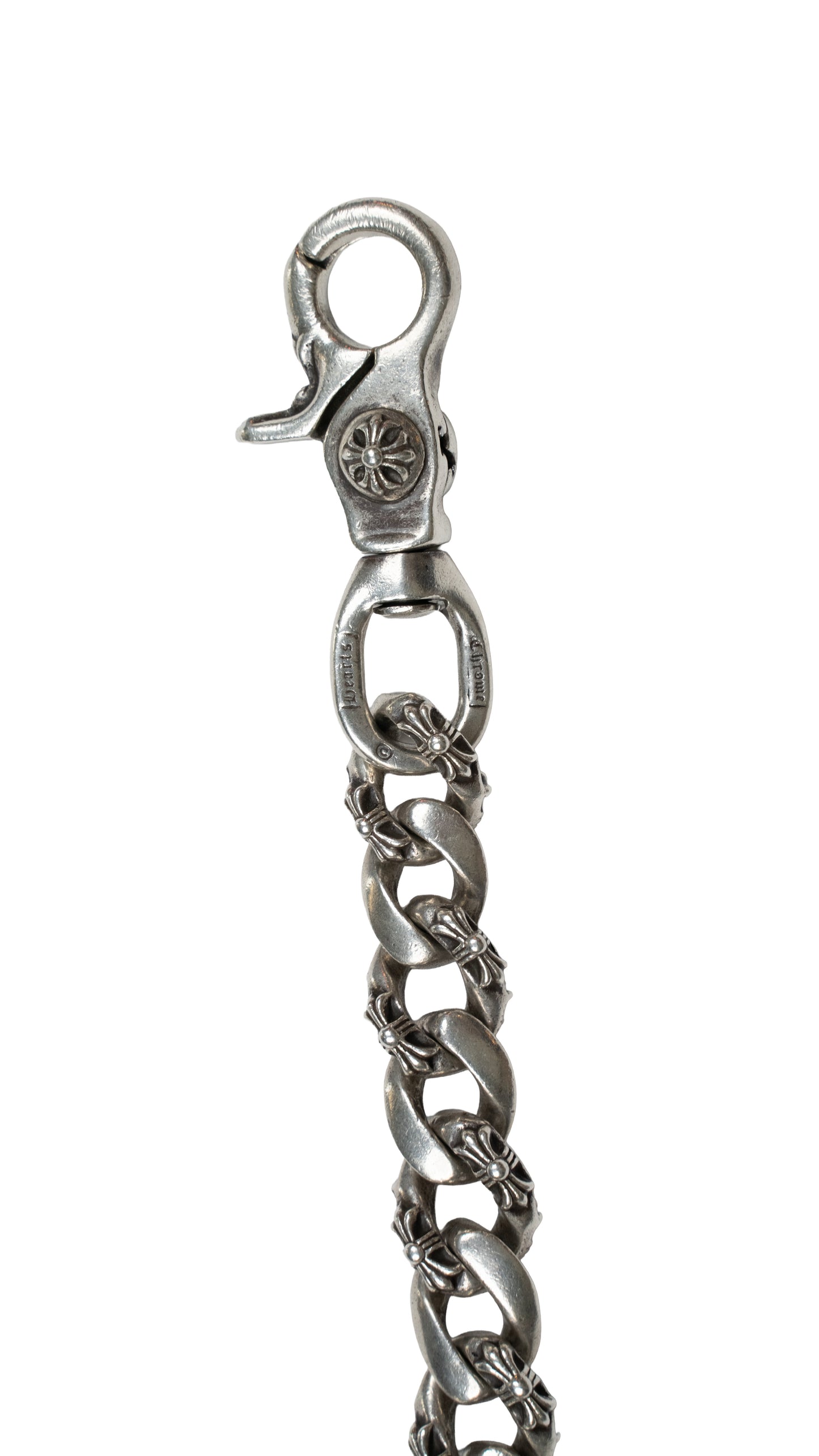 Short Double Clasp Fancy Link Wallet Chain