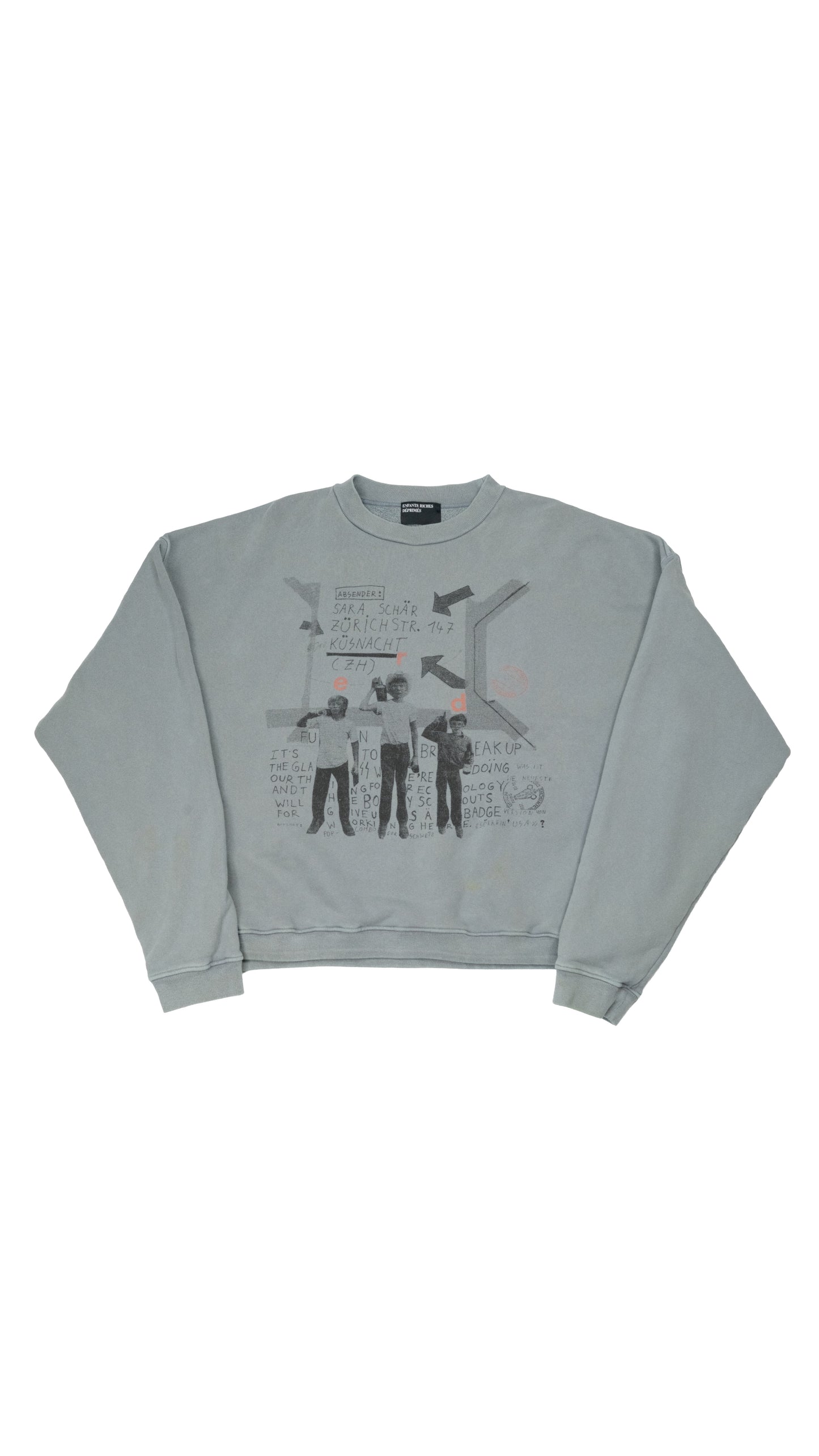 Blue Absender Crewneck