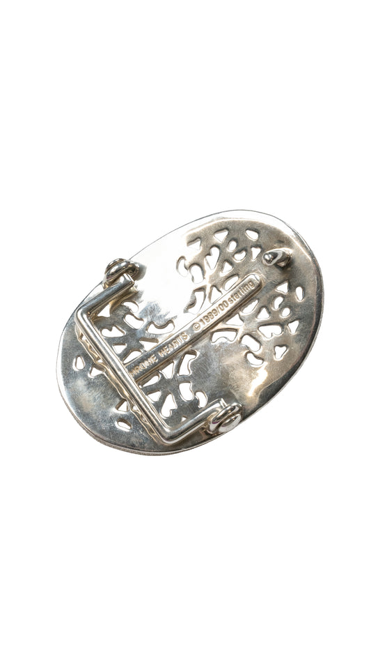 Iced Out VVS Oval Belt Buckle