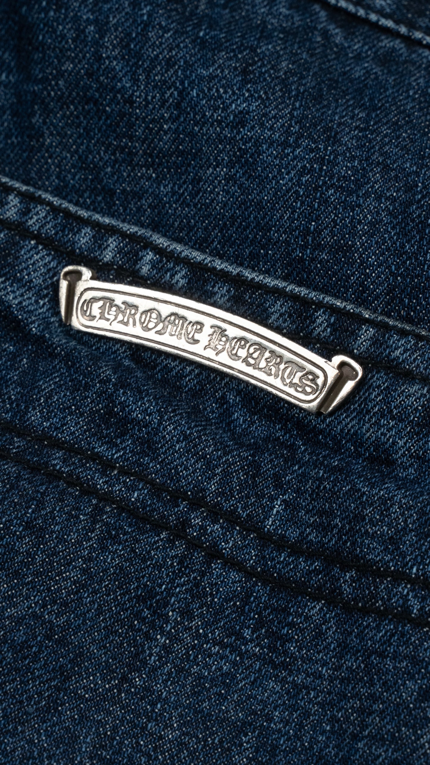 Blue Double Knee Denim Shorts