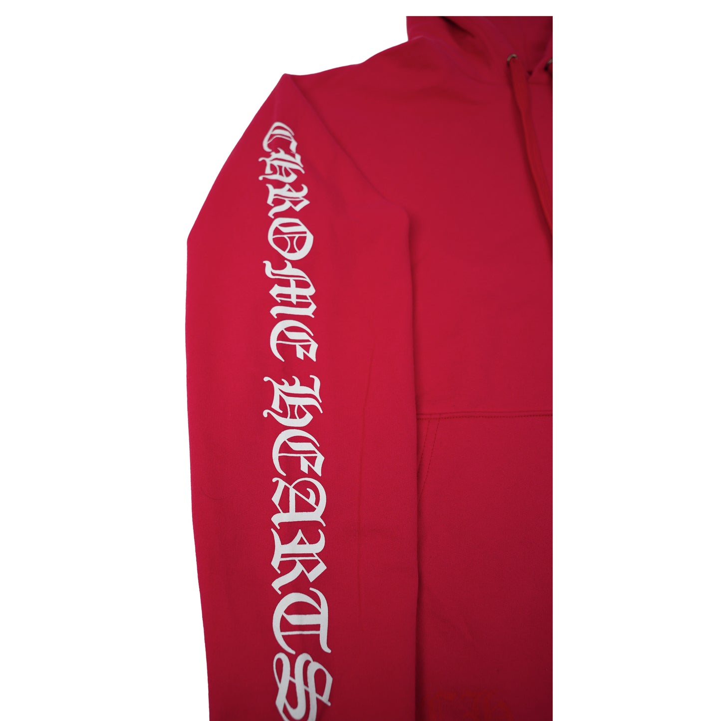 Red Scroll Logo Hoodie