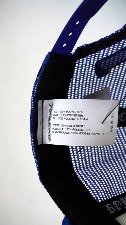 Blue Eyechart Trucker Hat