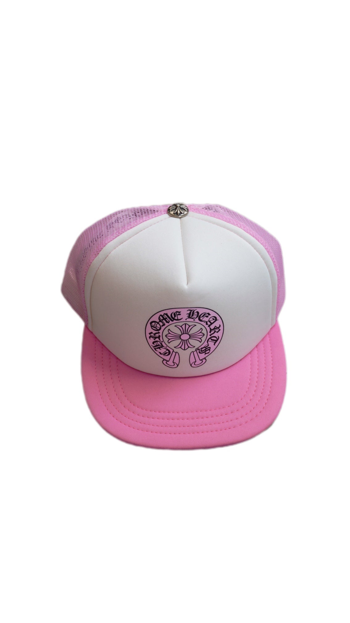 Matty Boy Sex Records Pink Horseshoe Trucker Hat