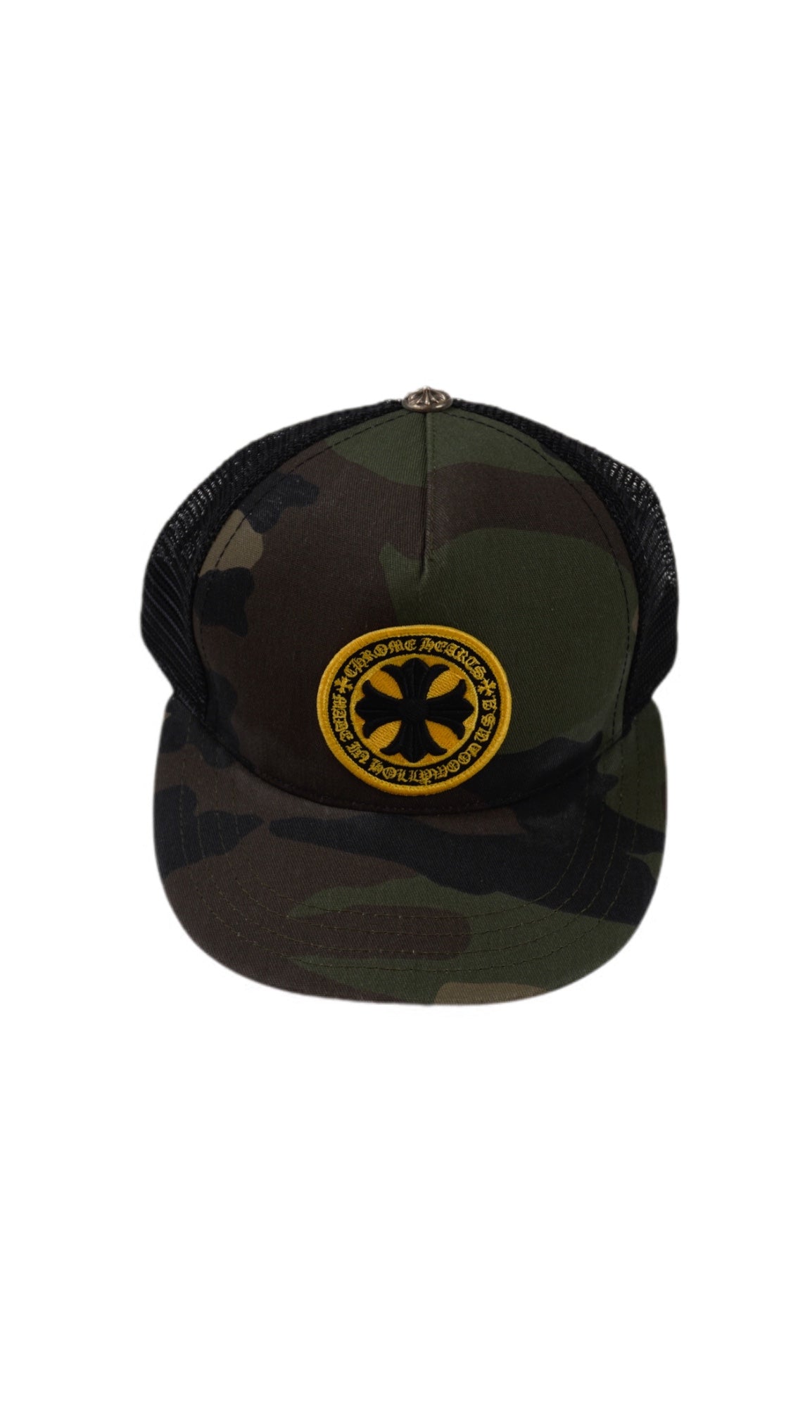 Camo Plus Cross Seal Stamp Trucker Hat