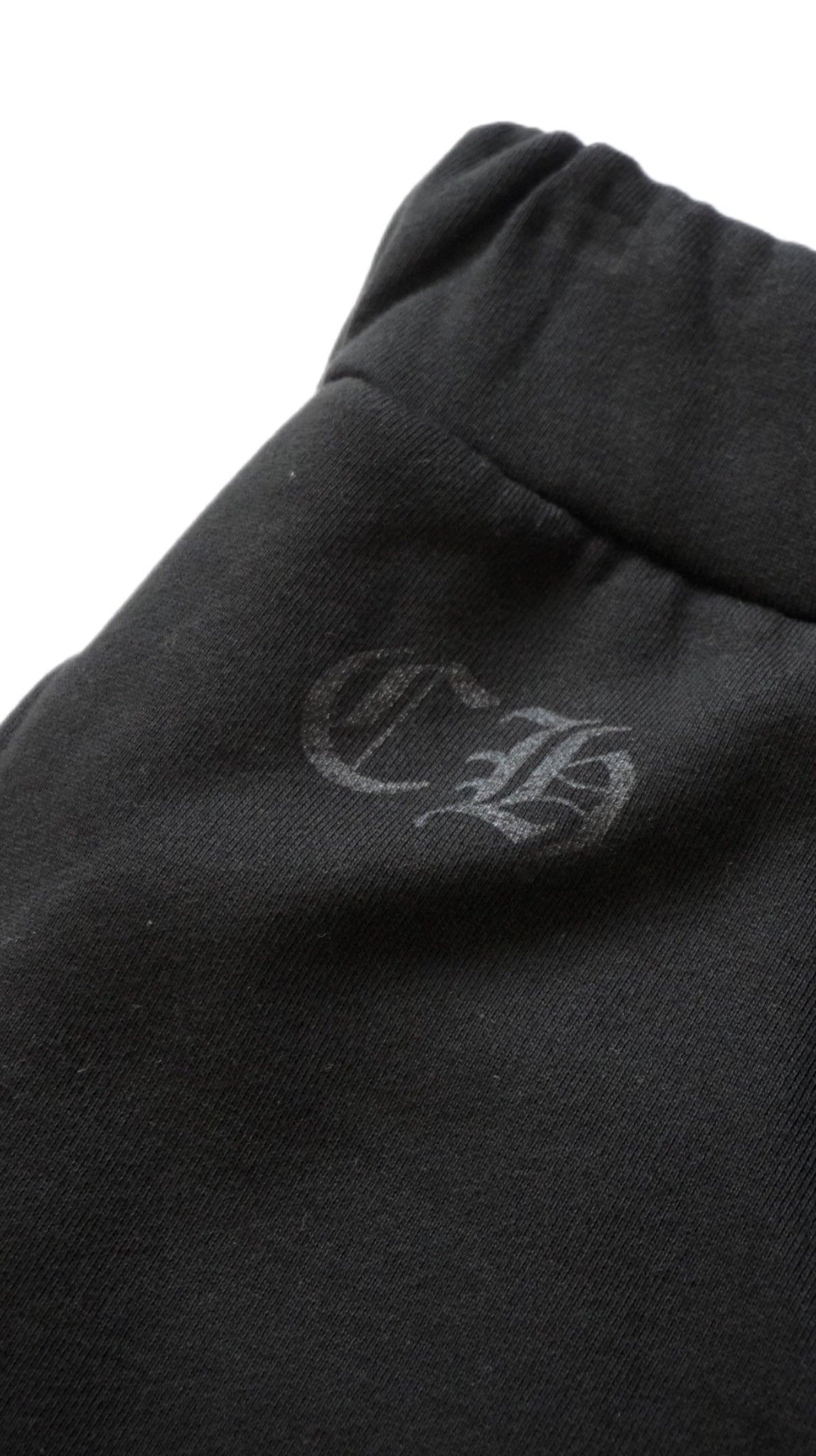 Black Gradient Floral Sweatpants