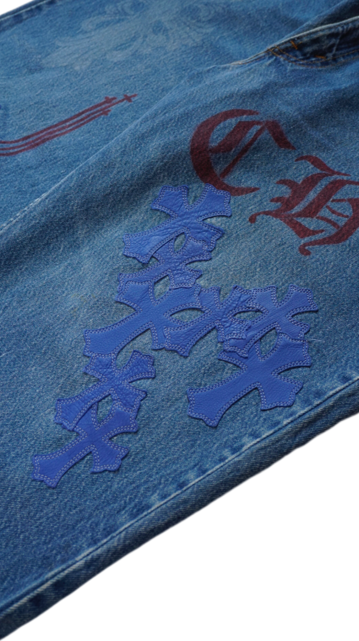 Levi's Stencil Cross Patch Jeans