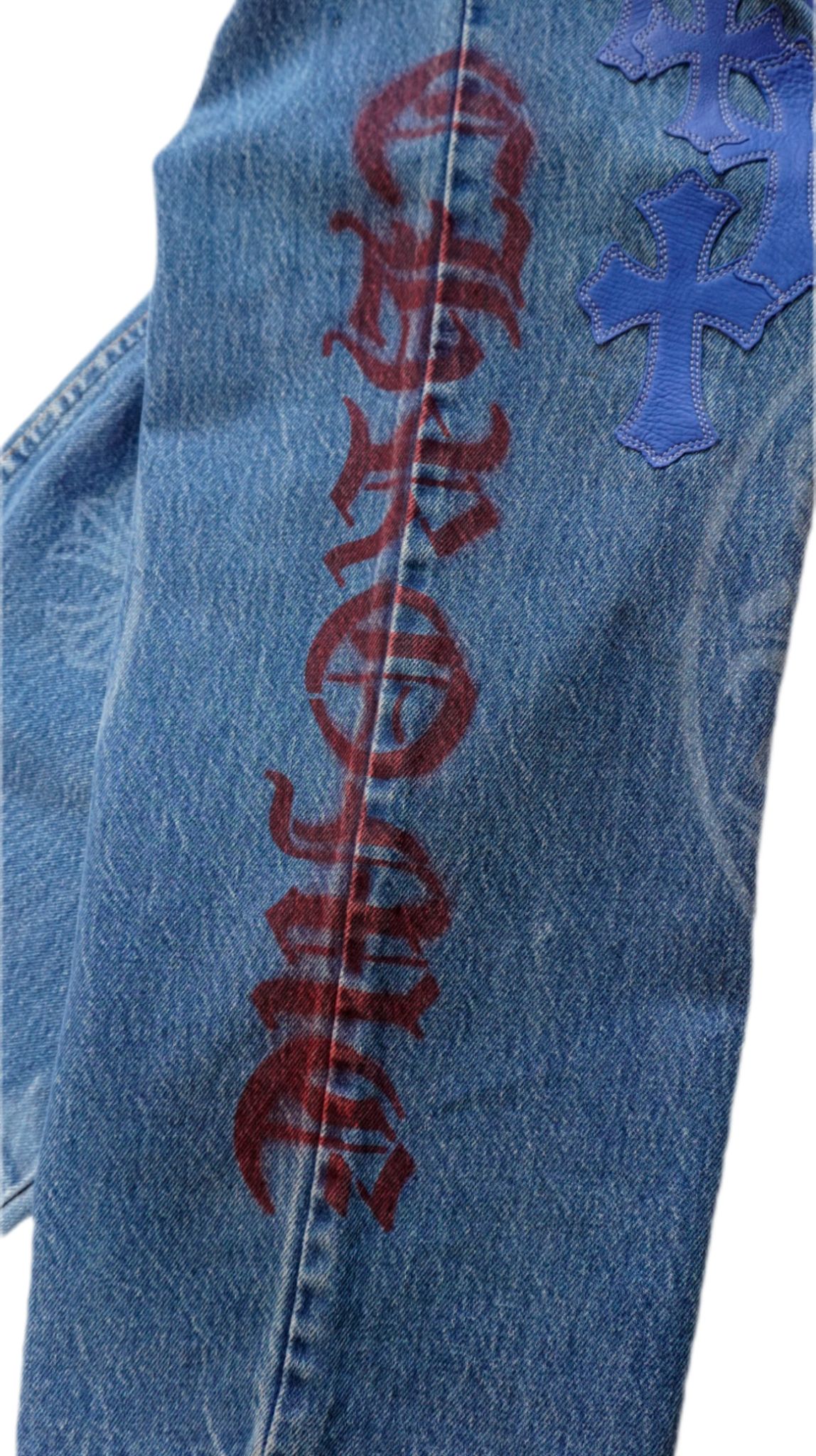 Levi's Stencil Cross Patch Jeans