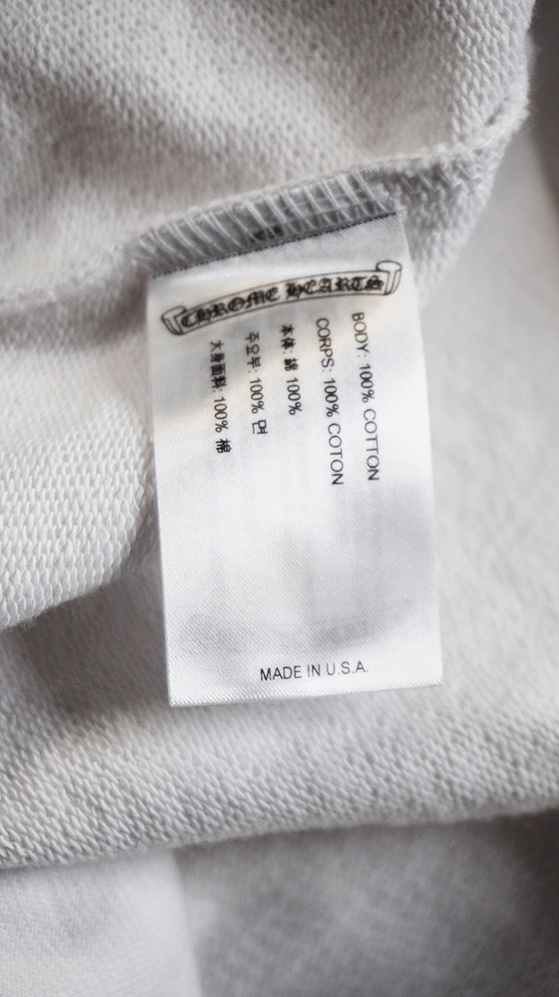 White Monogram Script Hoodie