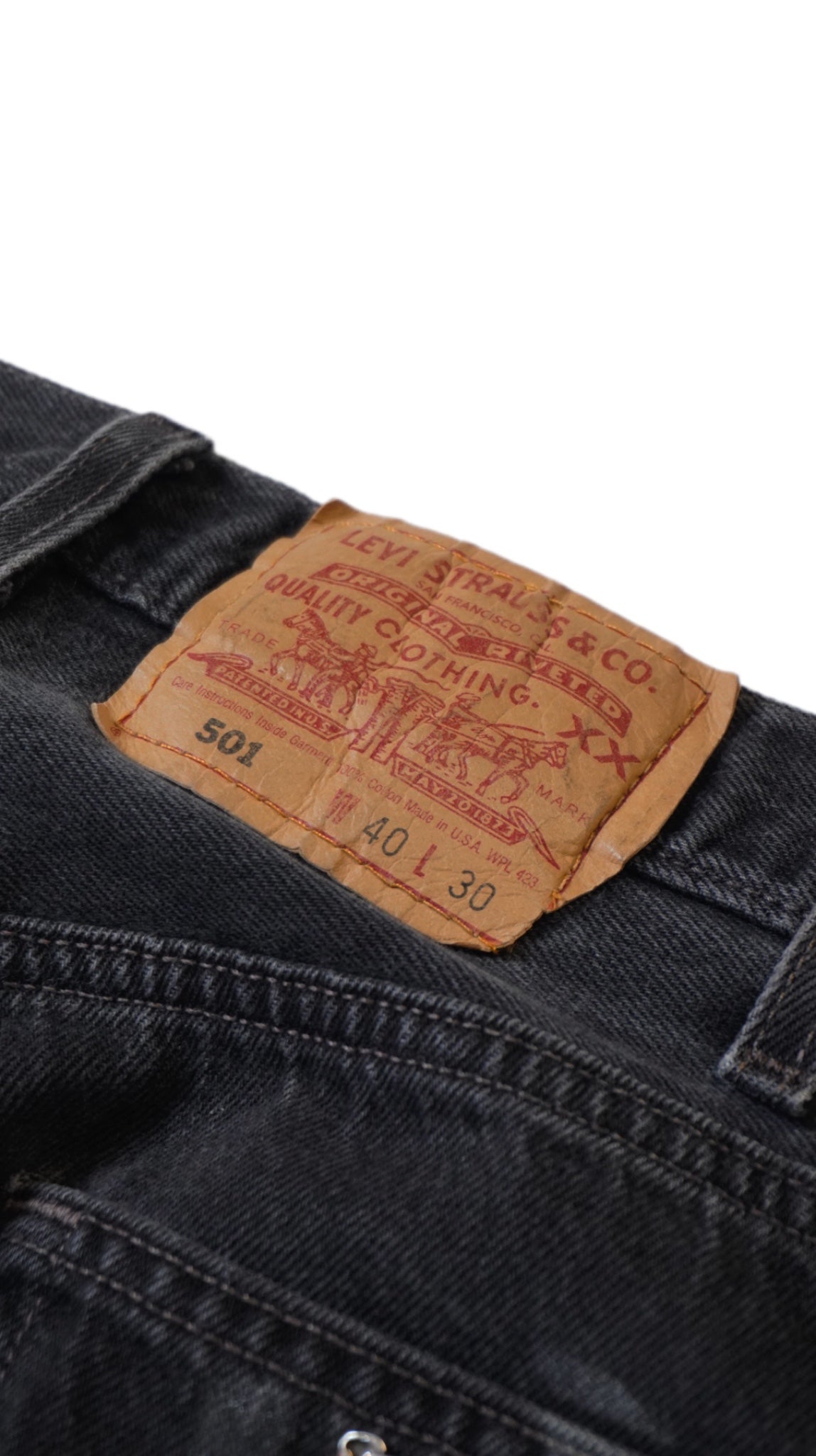 Purple Patch Stencil Levi’s Denim Jeans