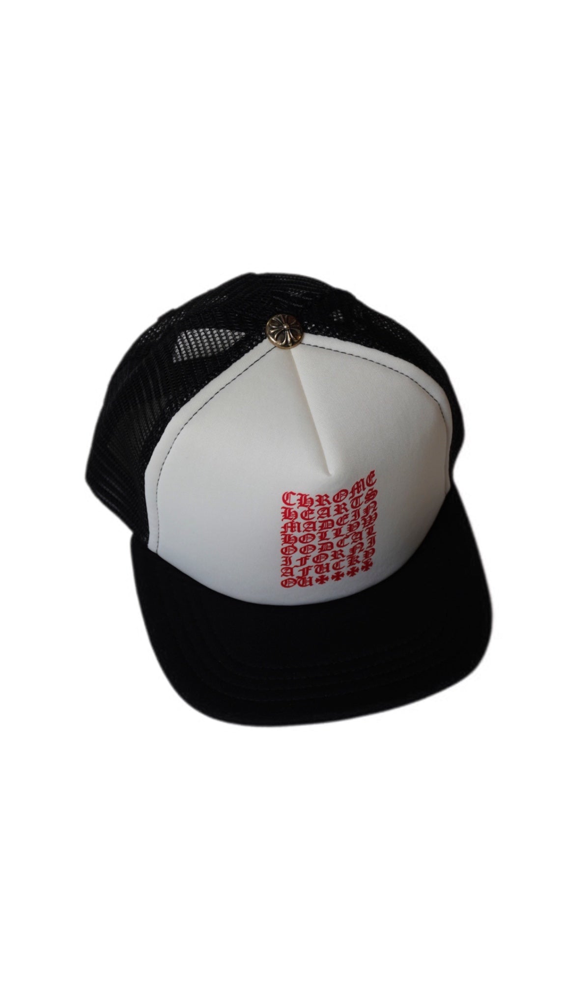 Black Eyechart Trucker Hat